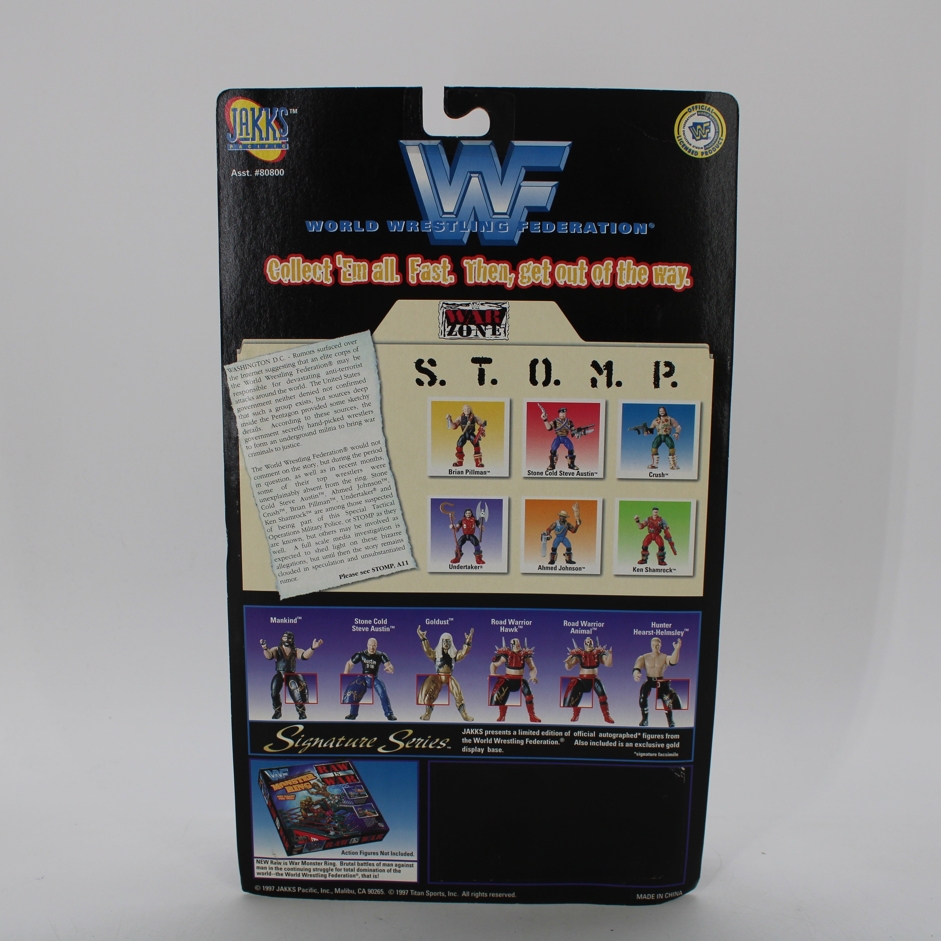 Crush WWF S.T.O.M.P. Warzone Series 1 Action Figure