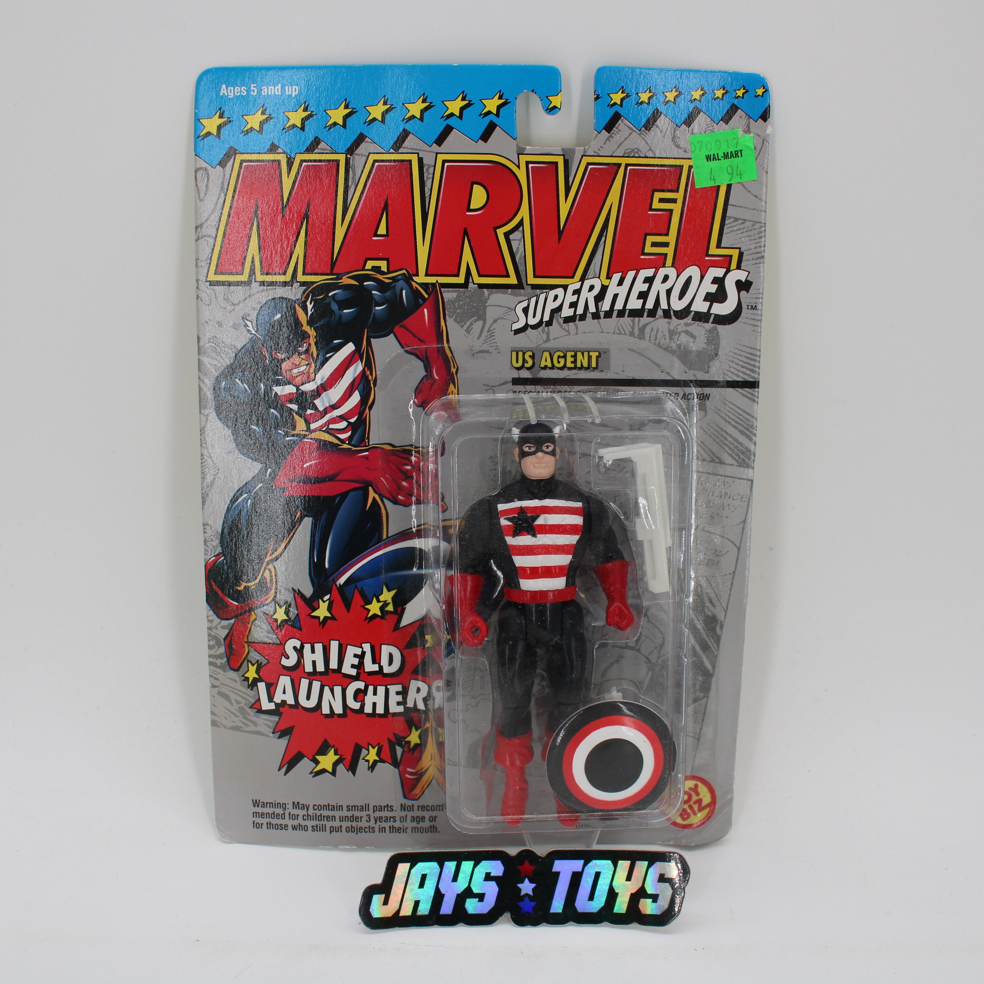 US Agent with Shield Launcher Marvel Superheroes Action Figure
