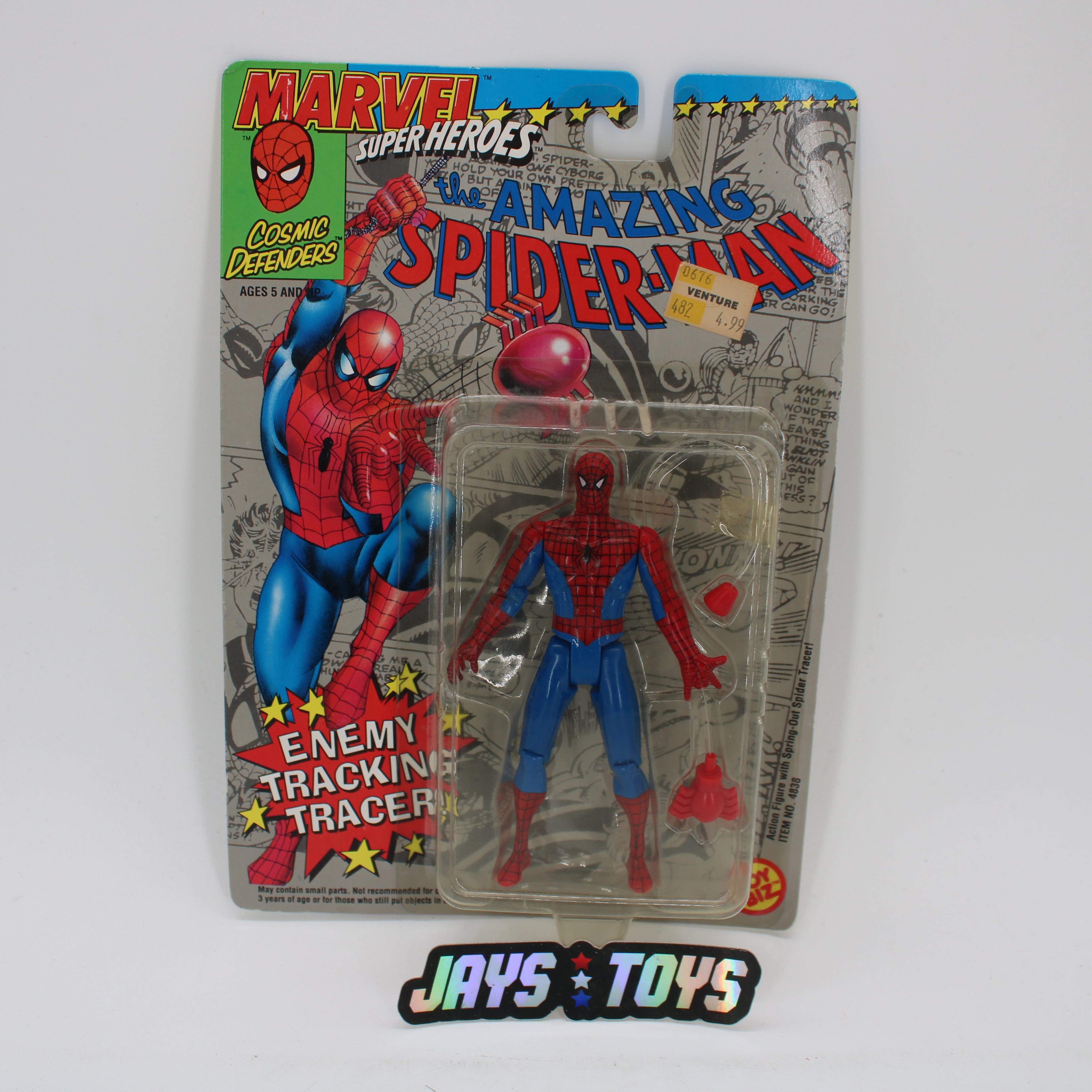The Amazing Spider-Man with Enemy Tracking Tracer Marvel Super Heroes Action Figure