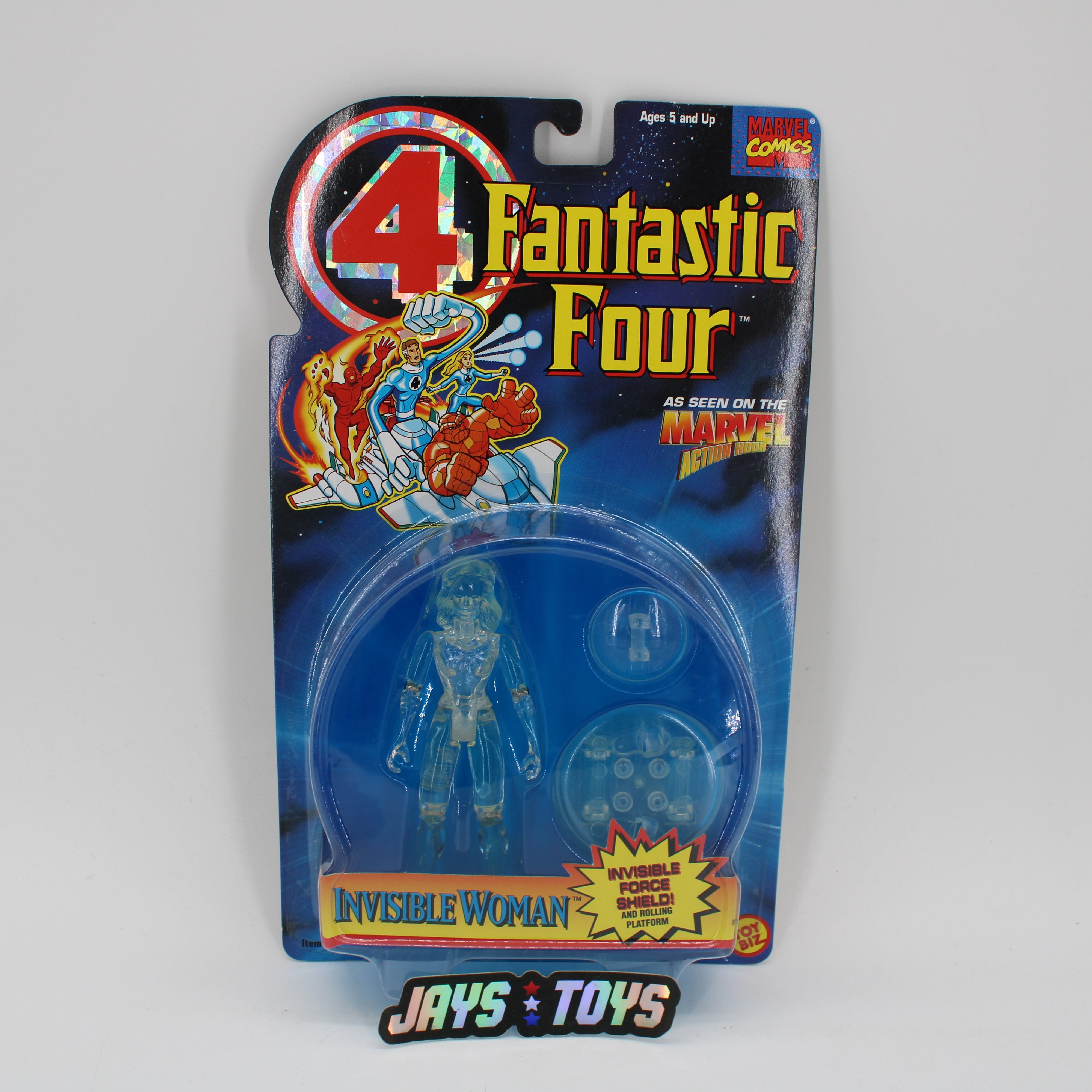 Invisible Woman with Invisible Force Shield Fantastic Four Action Figure