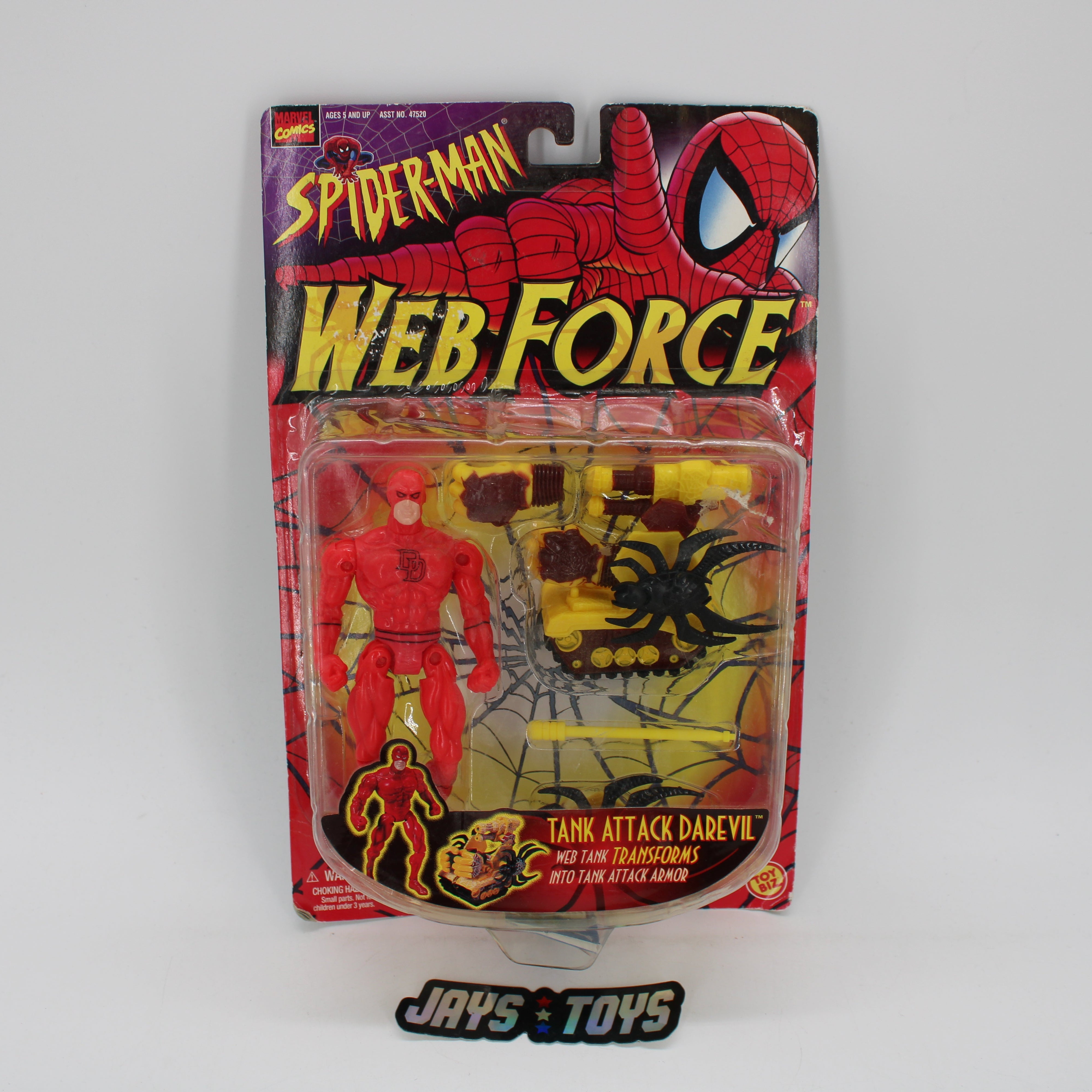 Tank Attack Daredevil Spider-Man Web Force Action Figure