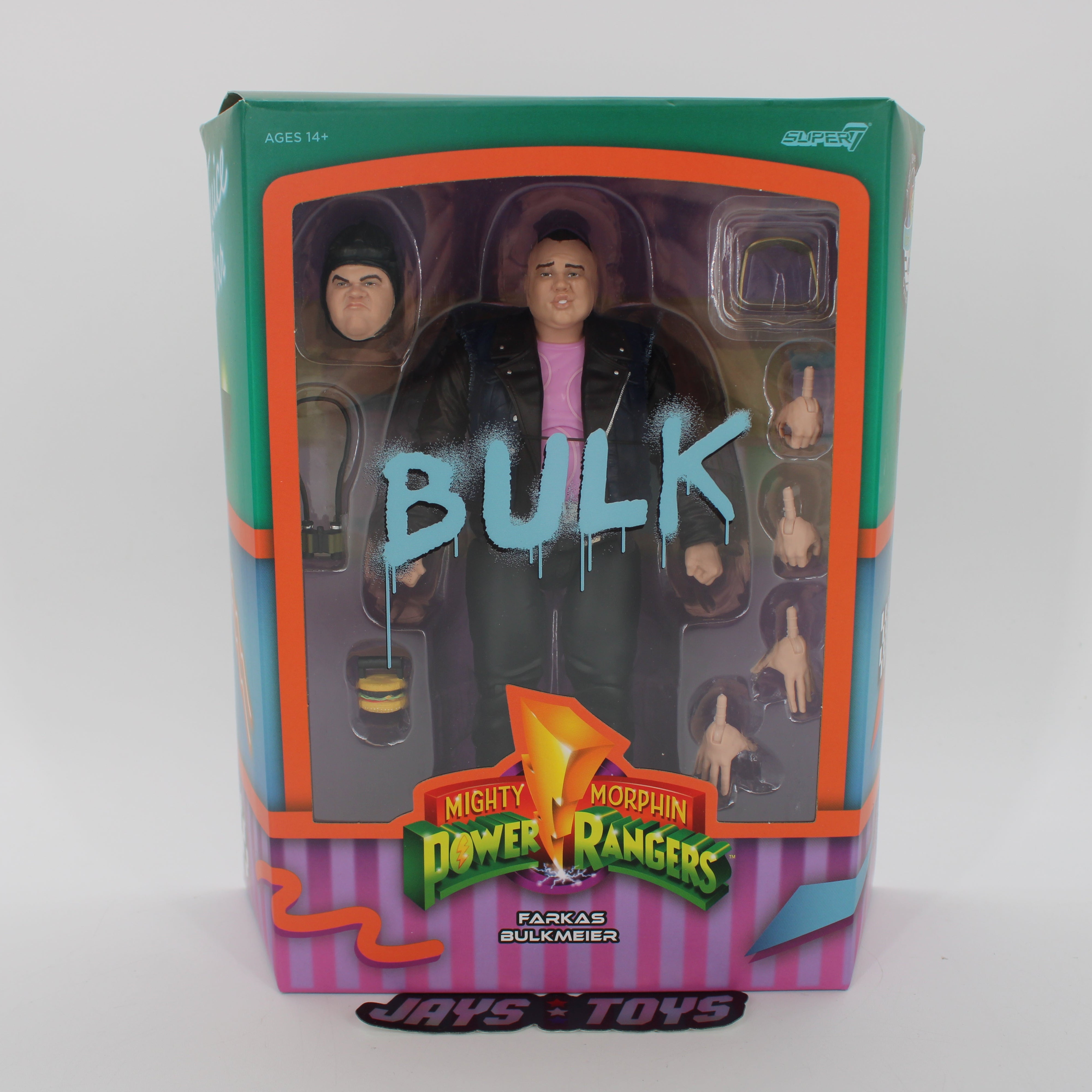 Farkas "Bulk" Bulkmeier Mighty Morphin Power Rangers Super7 Ultimates! Figure