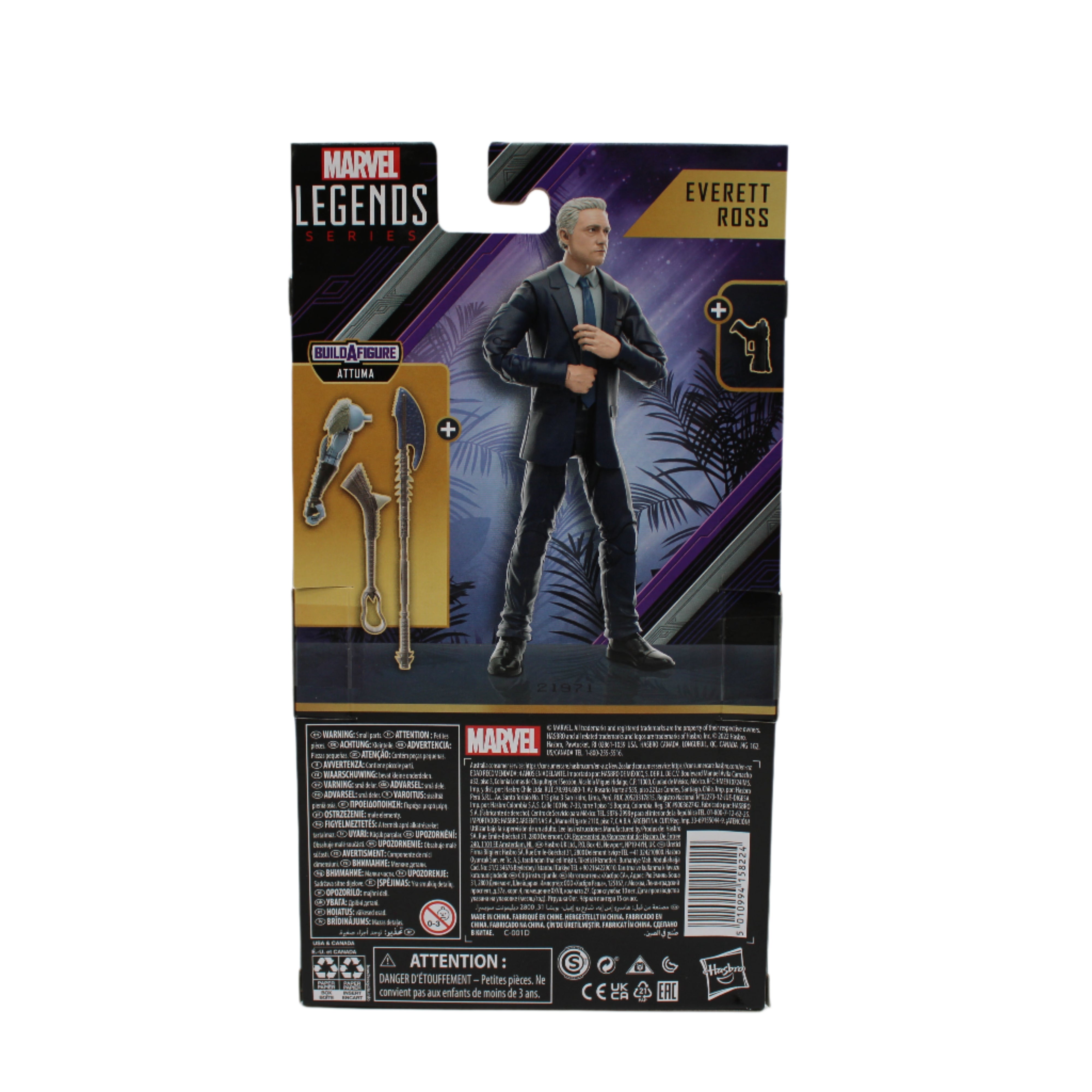 Everett Ross Marvel Legends Black Panther Action Figure (Attuma BAF)