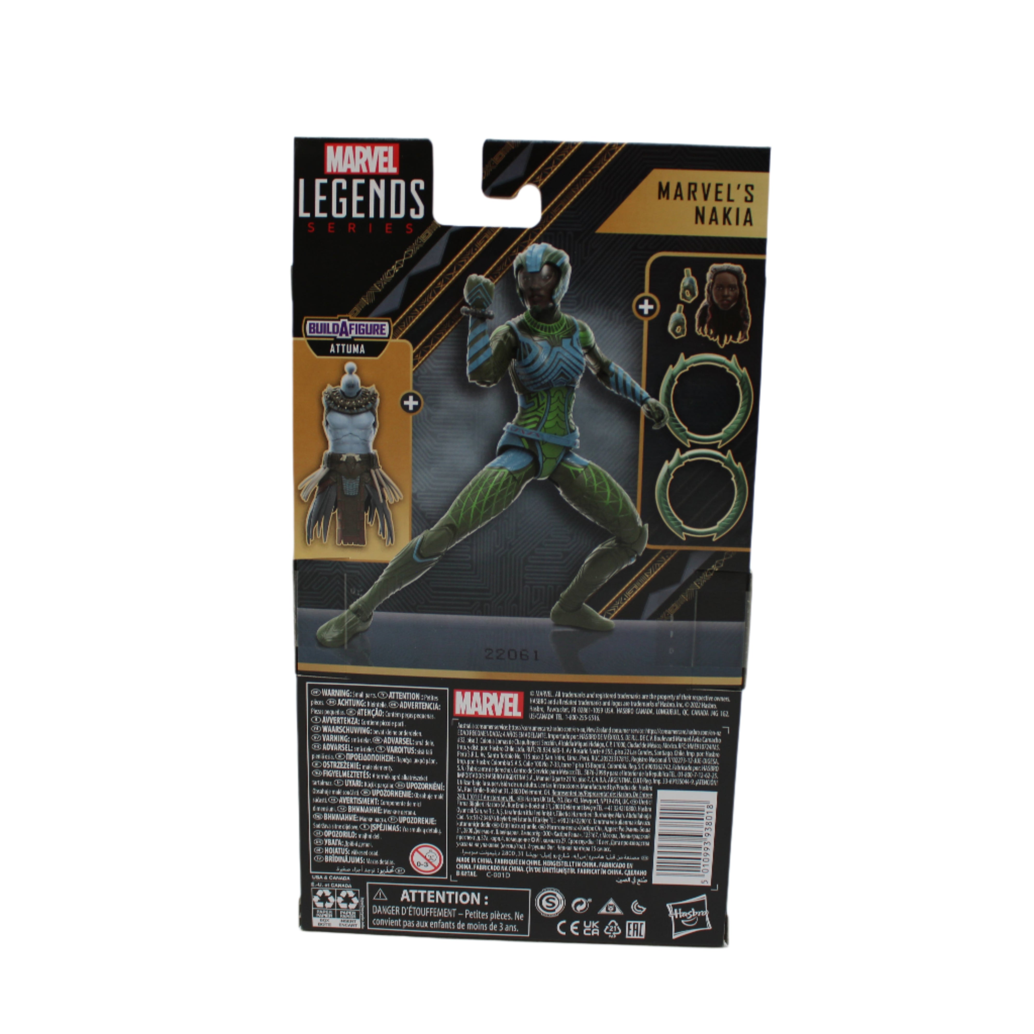 Nakia Marvel Legends Wakanda Forever Action Figure (Attuma BAF)