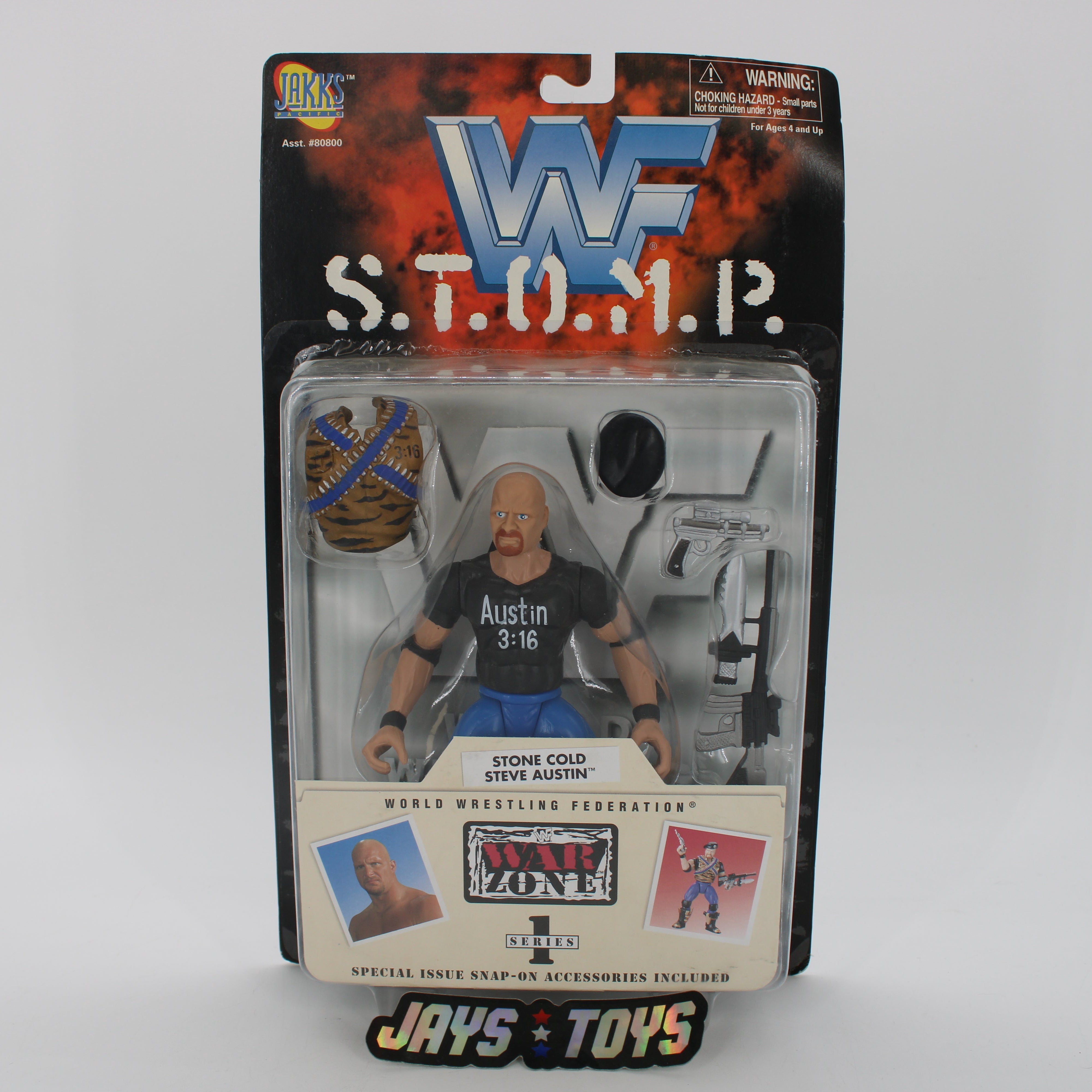 Stone Cold Steve Austin War Zone Series 1 WWF S.T.O.M.P. Figure