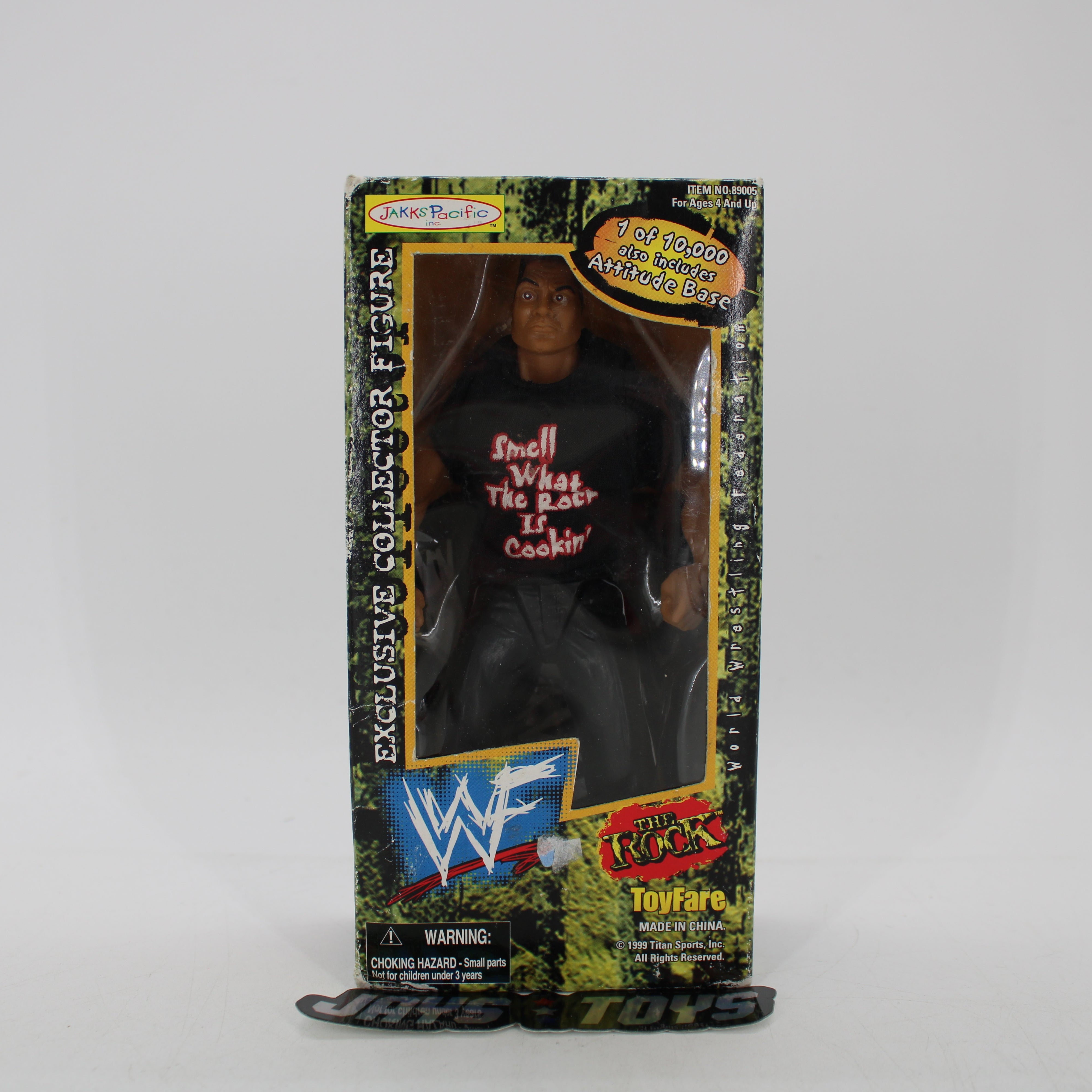 The Rock WWF Wizard Entertainment Group ToyFare Action Figure