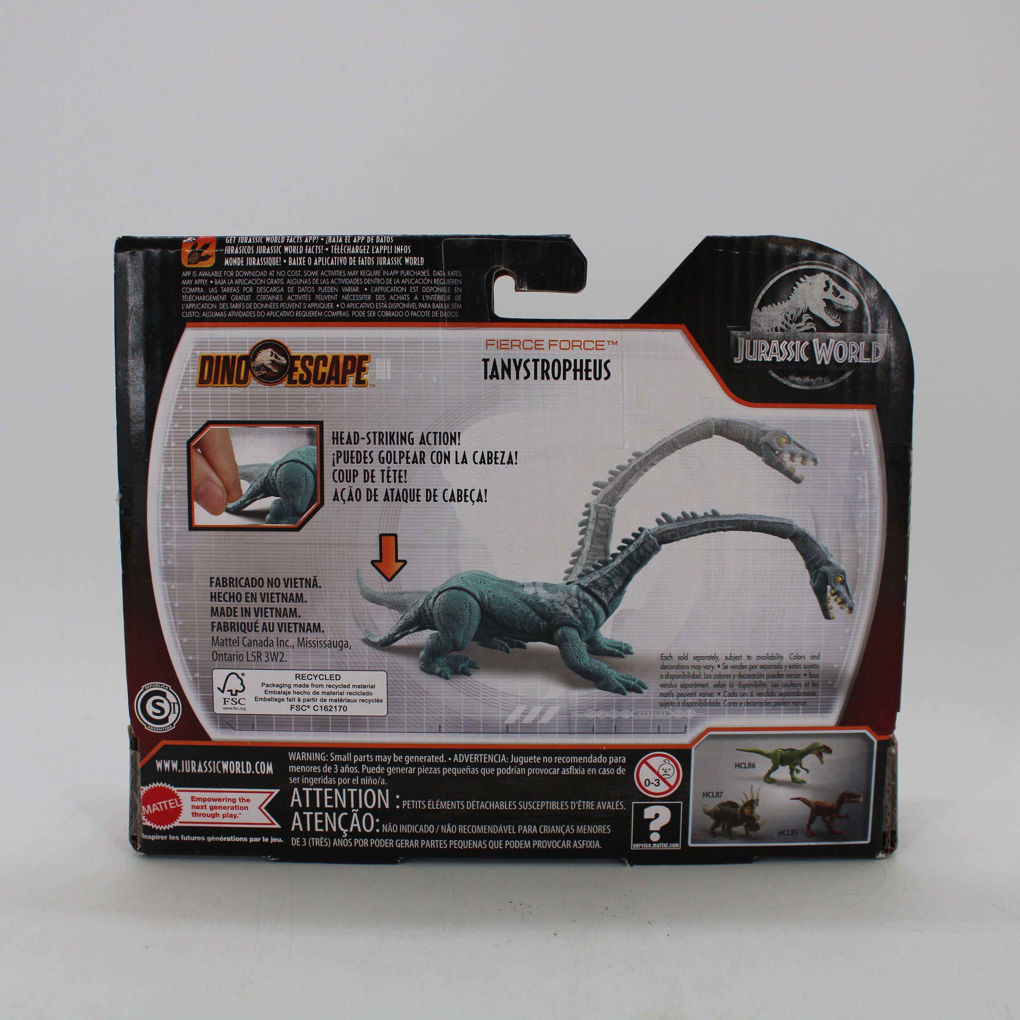 Fierce Force Tanystropheus Jurassic World Dino Escape Action Figure