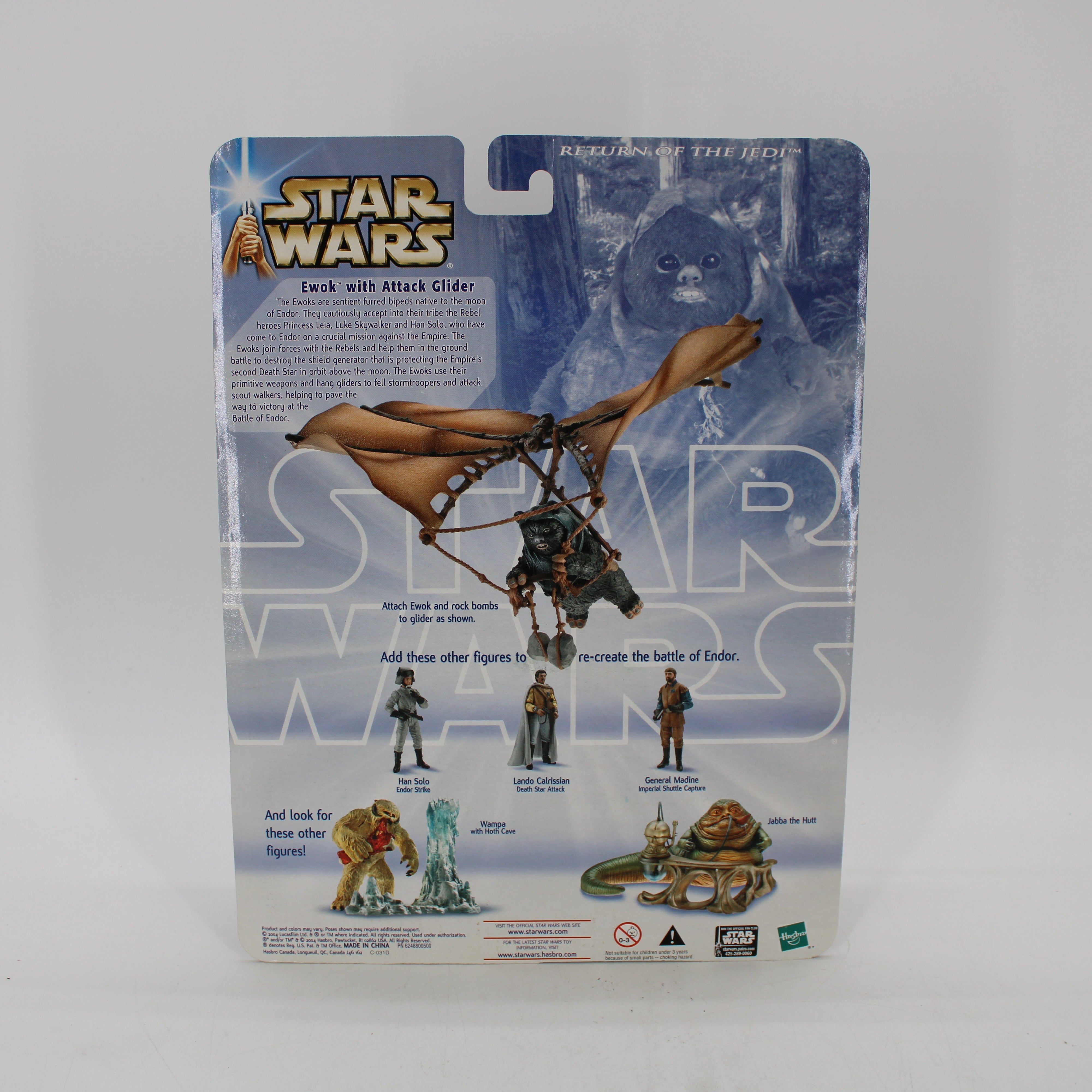 Assault on Endor Ewok with Attack Glider Star Wars Return of the Jedi Action Figure