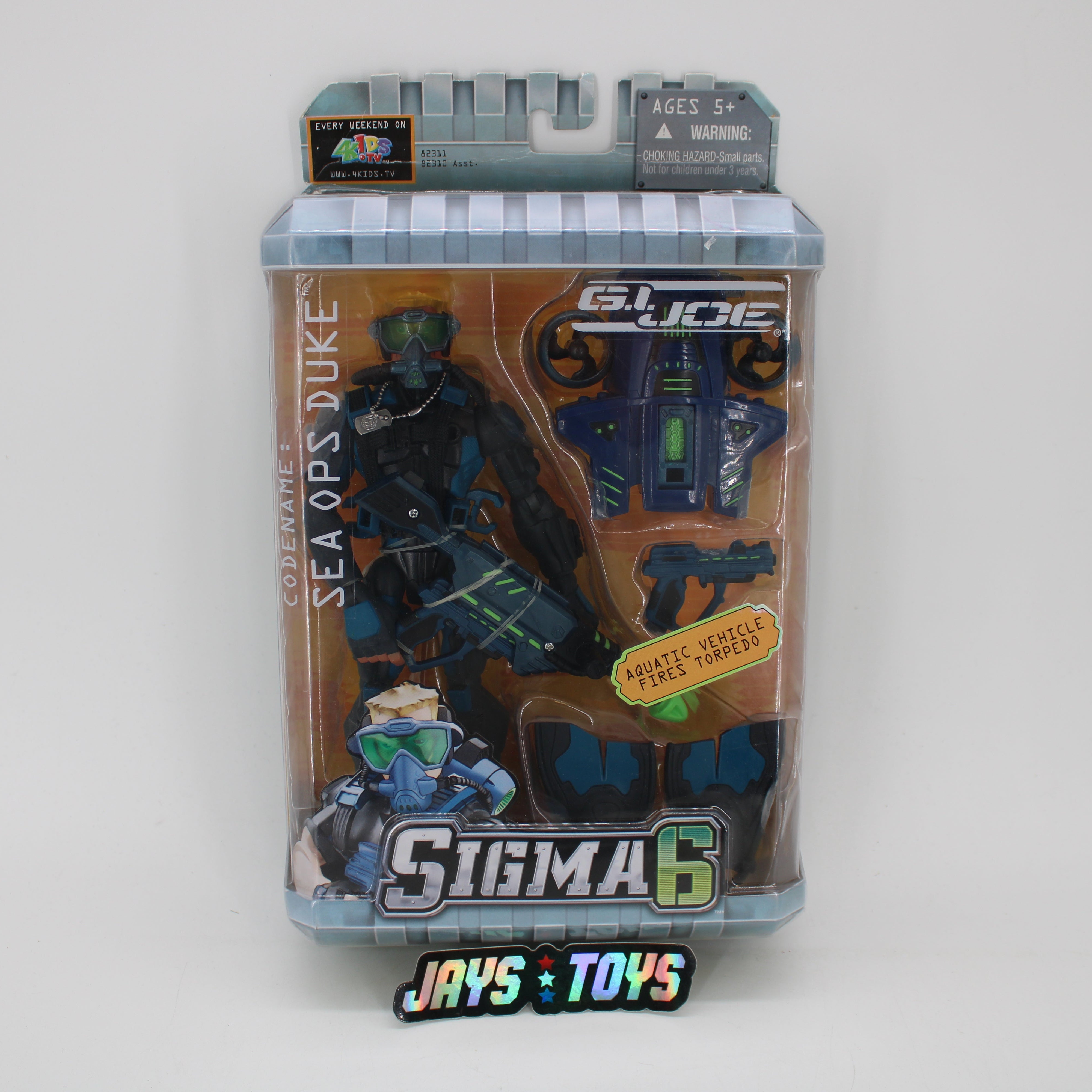 Sea Ops Duke G.I. Joe Sigma 6 Action Figure