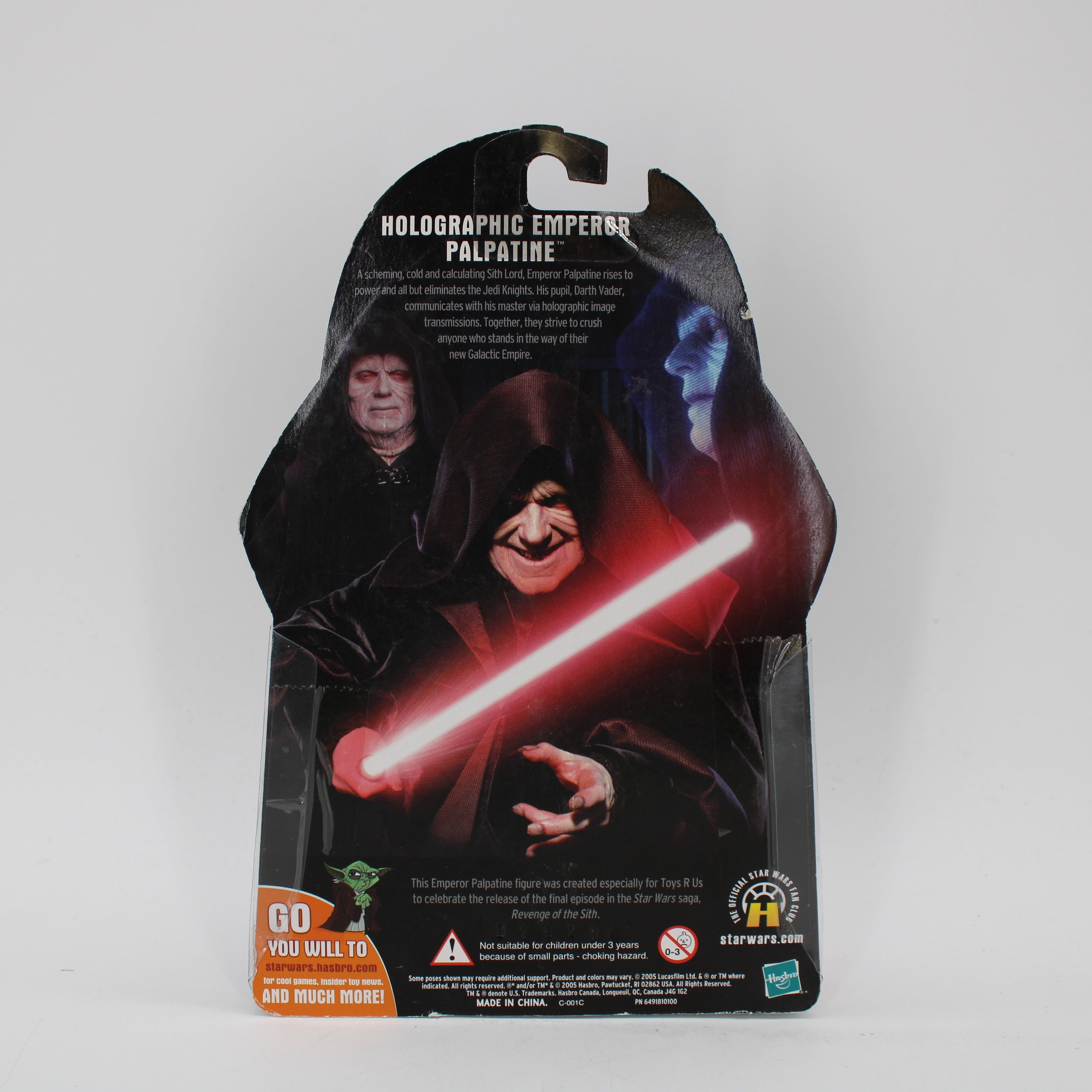 Holographic Emperor Palpatine Star Wars Revenge of the Sith Action Figure