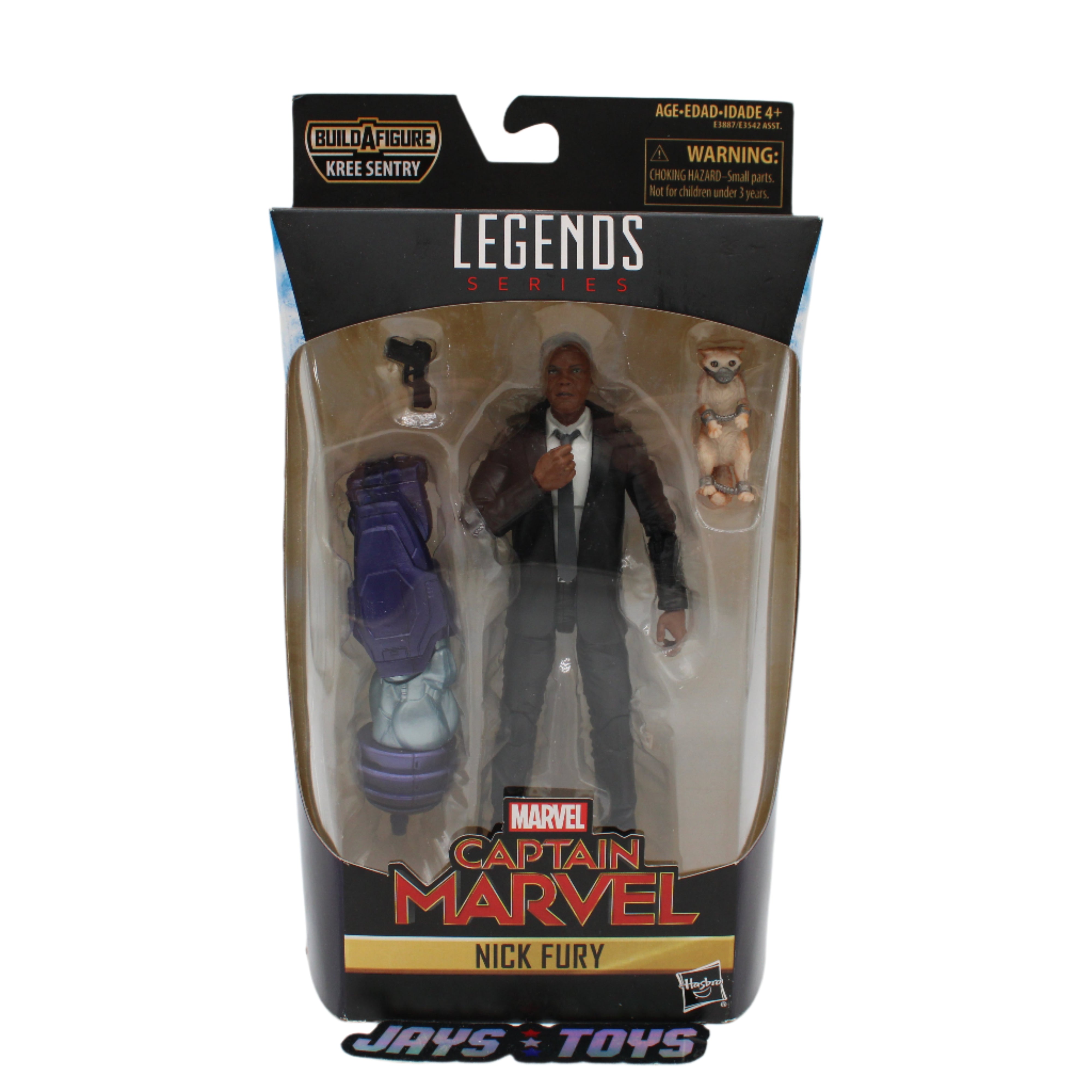 Nick Fury Marvel Legends Captain Marvel Action Figure (Kree Sentry BAF)
