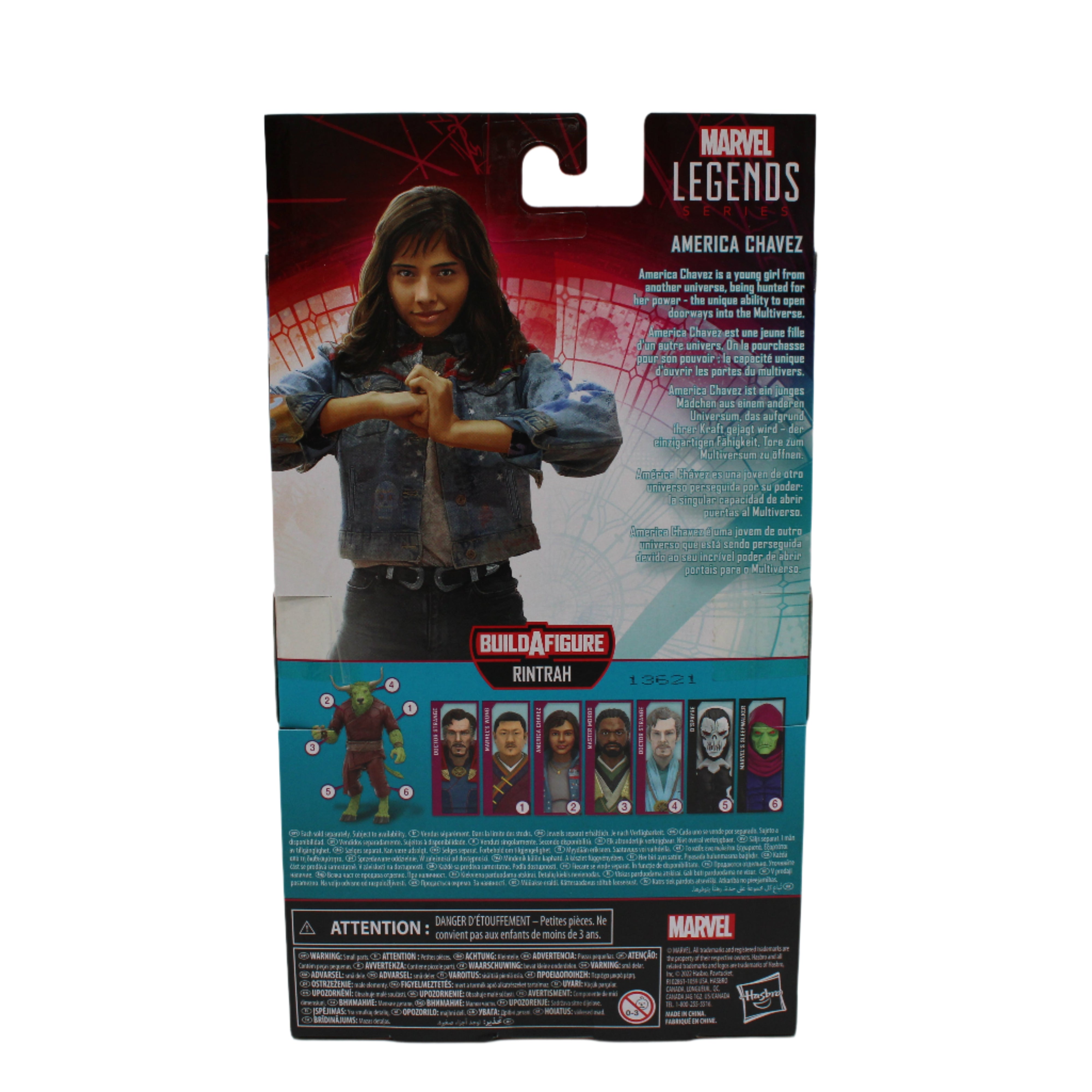 America Chavez Marvel Legends Multiverse of Madness Action Figure (Rintrah BAF)