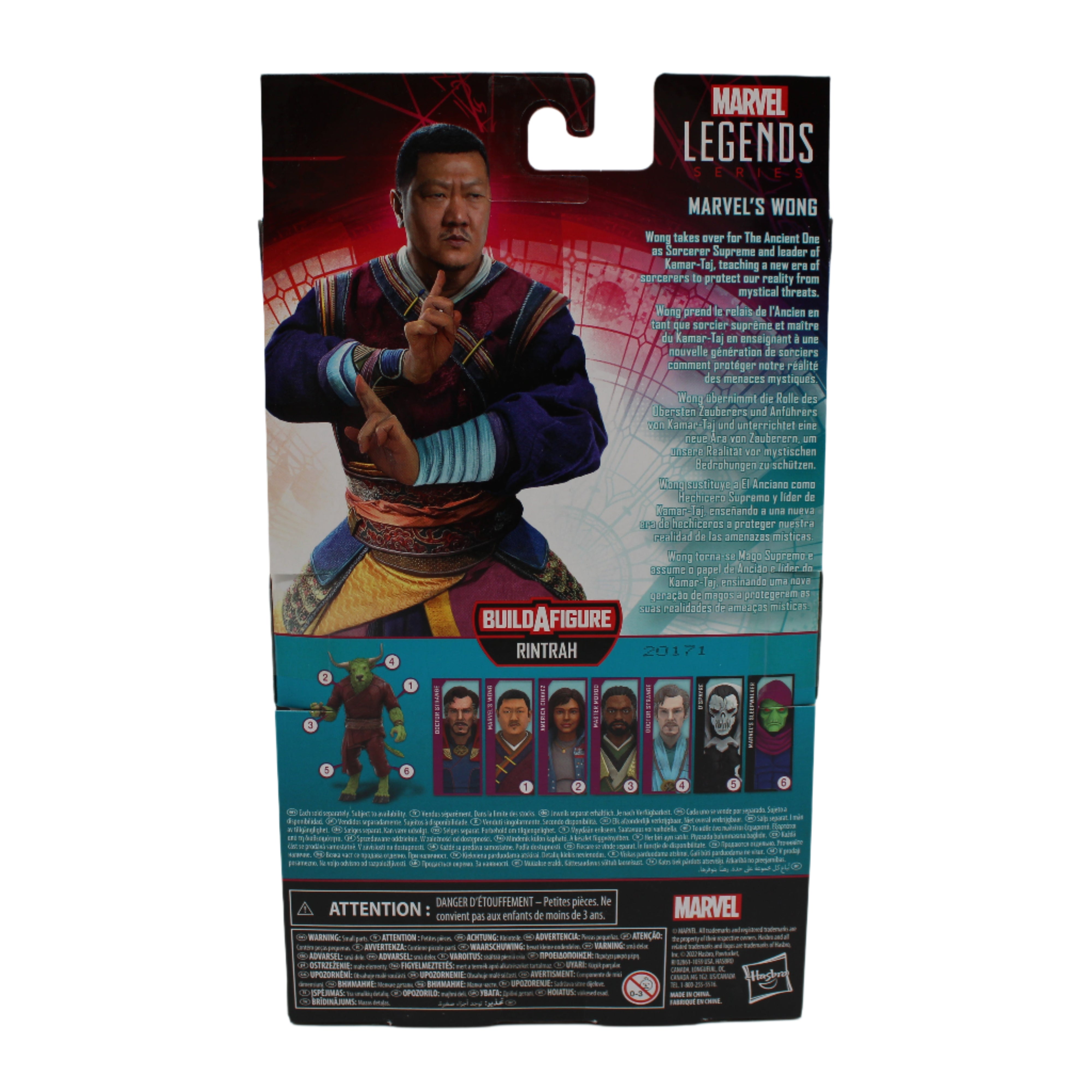 Wong Marvel Legends Multiverse of Madness Action Figure (Rintrah BAF)
