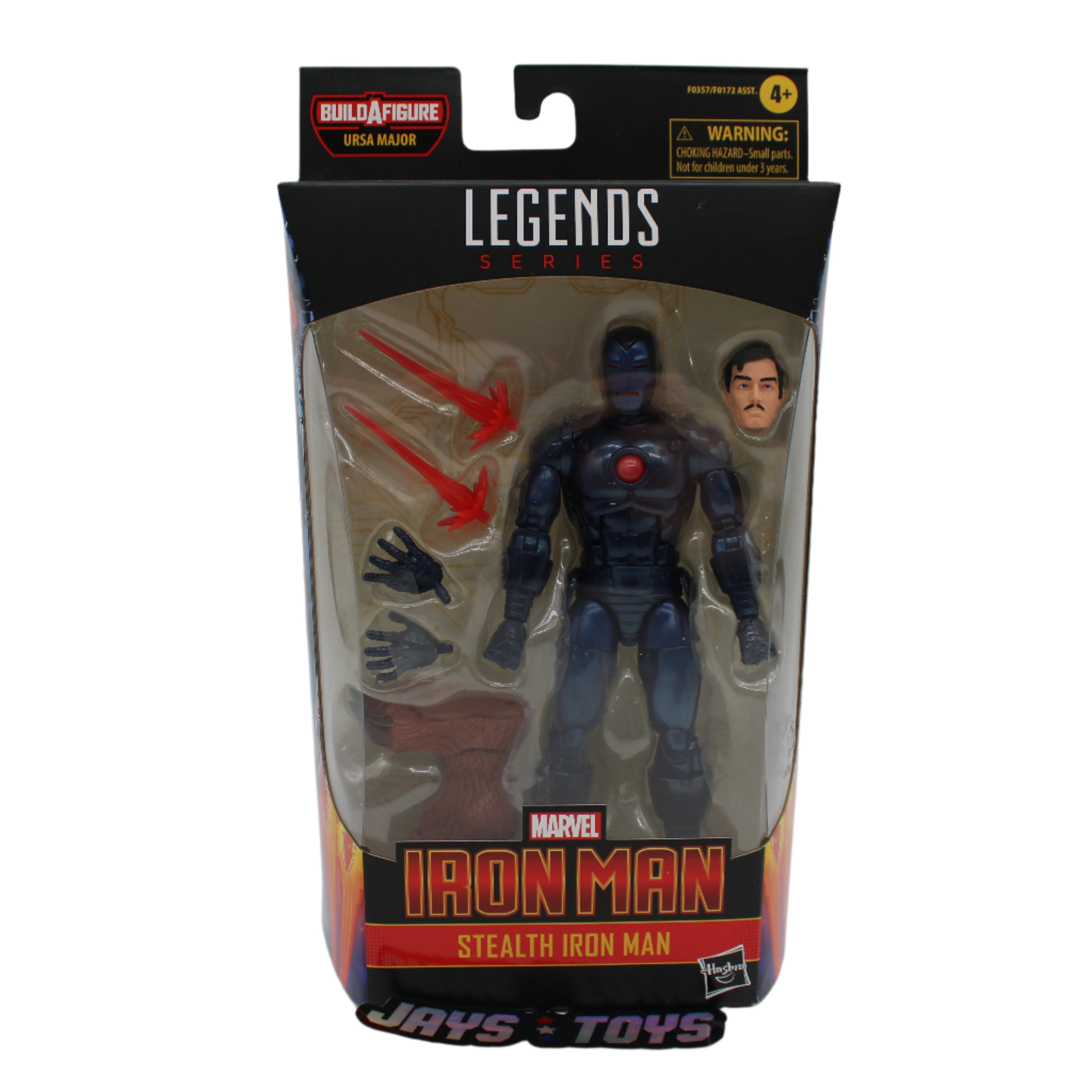Stealth Iron Man Marvel Legends Action Figure (Ursa Major BAF)