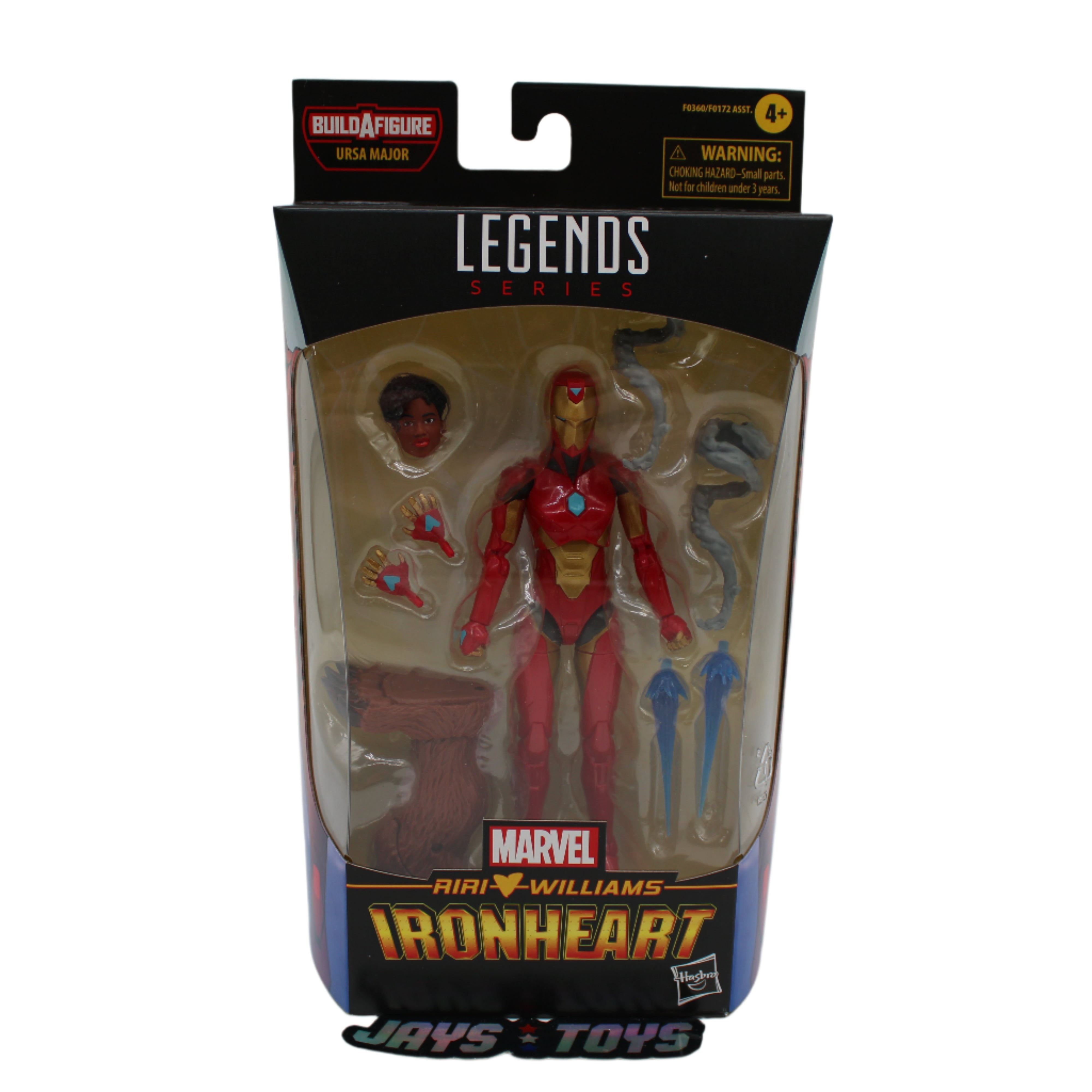 Riri Williams Ironheart Marvel Legends Action Figure (Ursa Major BAF)
