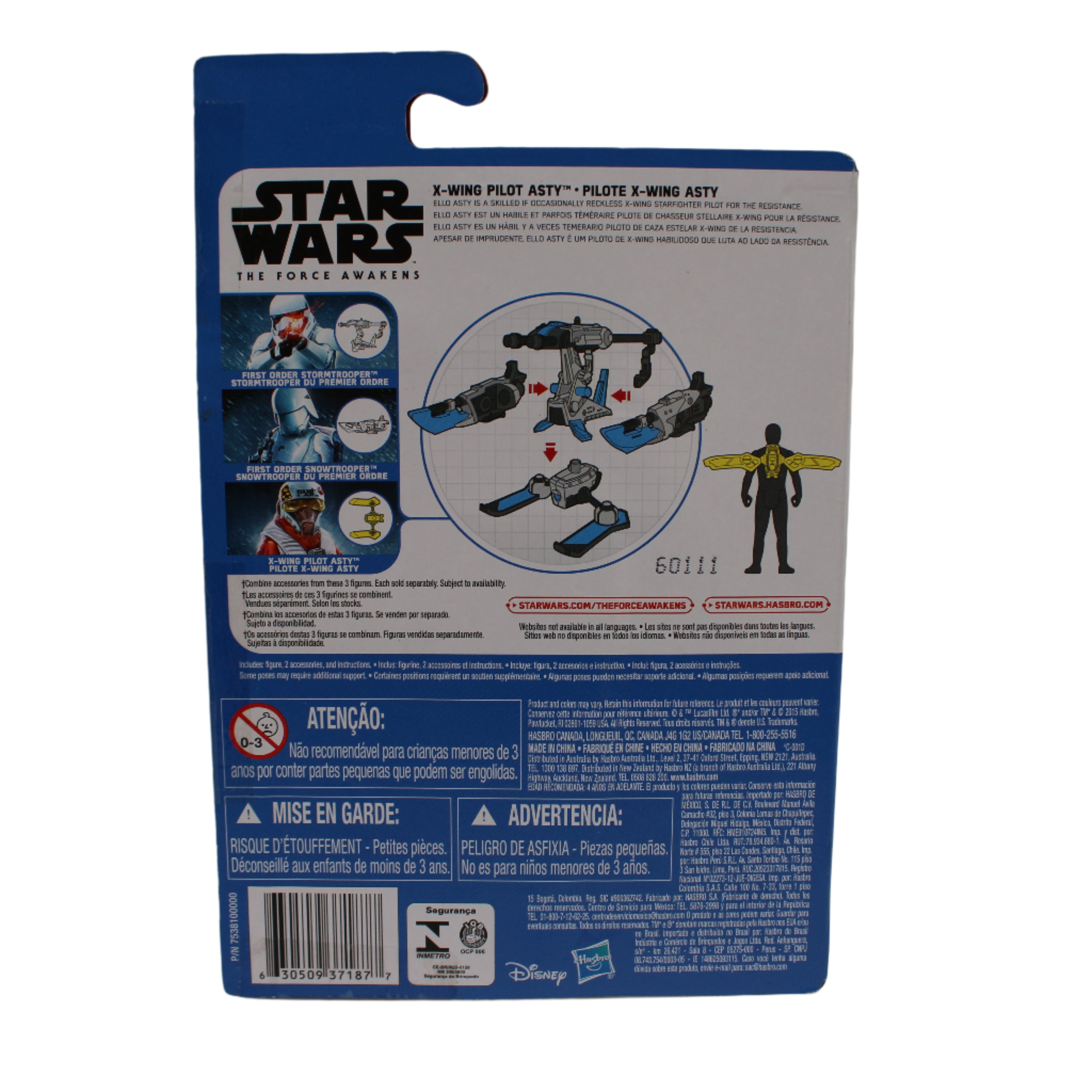 X-Wing Pilot Asty Star Wars The Force Awakens Action Figure