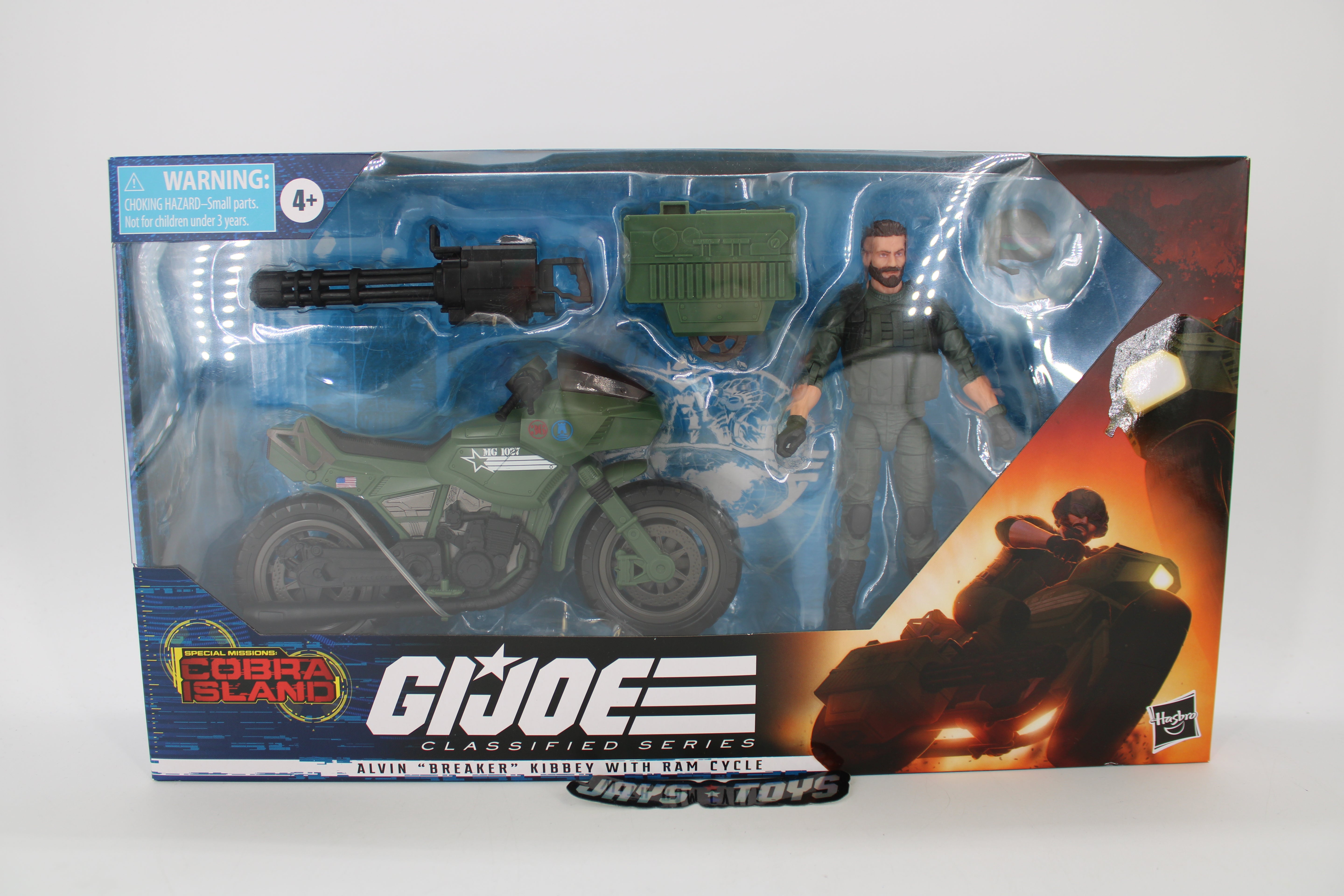 Alvin "Breaker" Kibbey with Ram Cycle G.I. Joe Classified Series #29 Action Figure Set