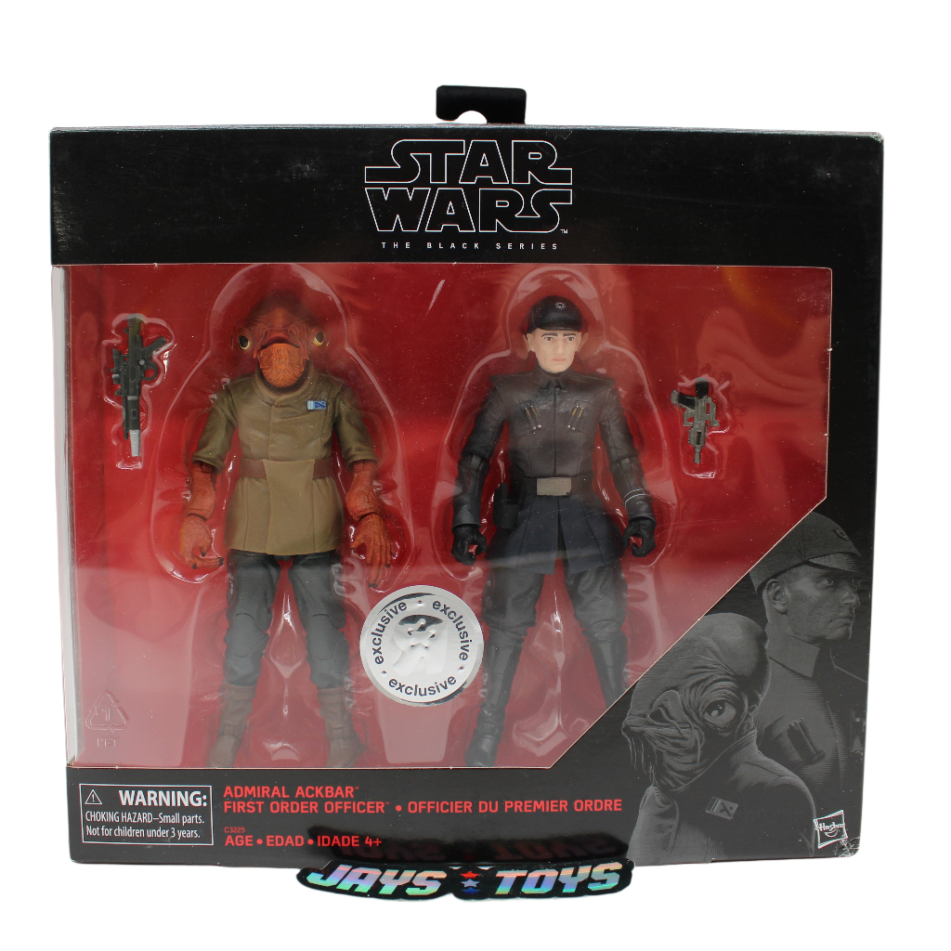Admiral Ackbar & First Order Officer Star Wars Black Series Action Figure