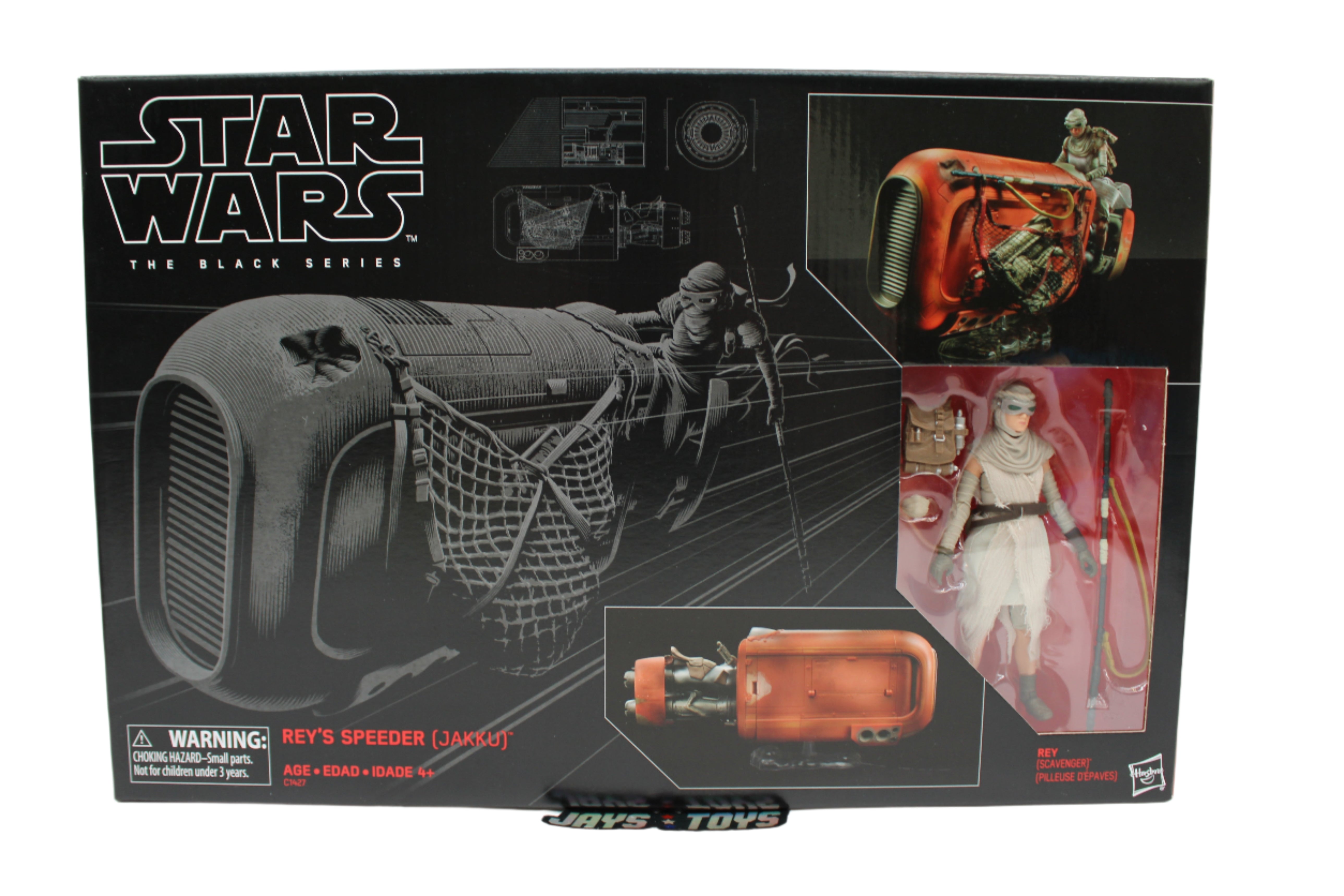 Rey (Scavenger) & Rey's Speeder (Jakku) Star Wars the Black Series Action Figure