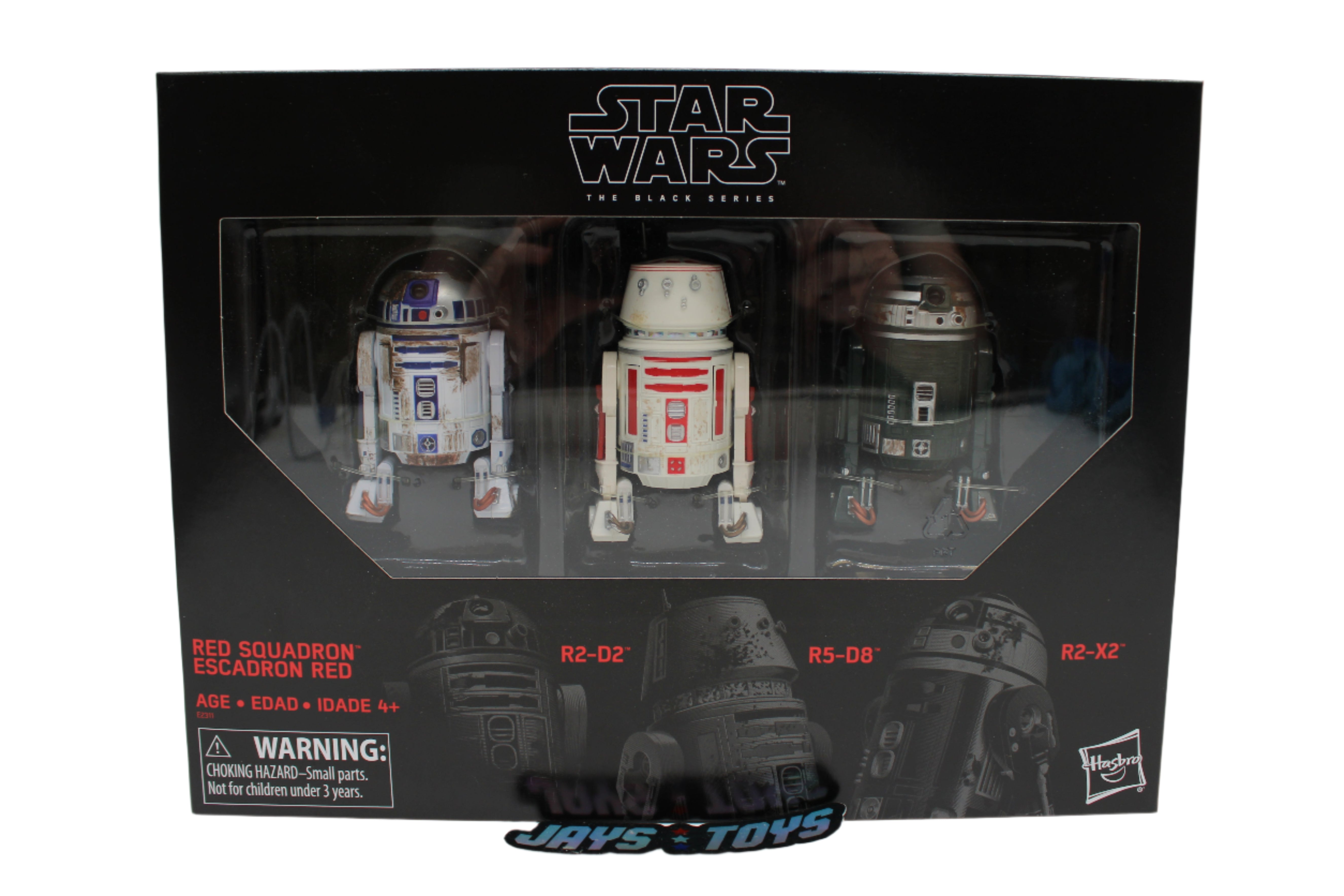 Star Wars Black Series Red Squadron R2-D2 R5-D8 R2-X2 Carded – Jay's ...