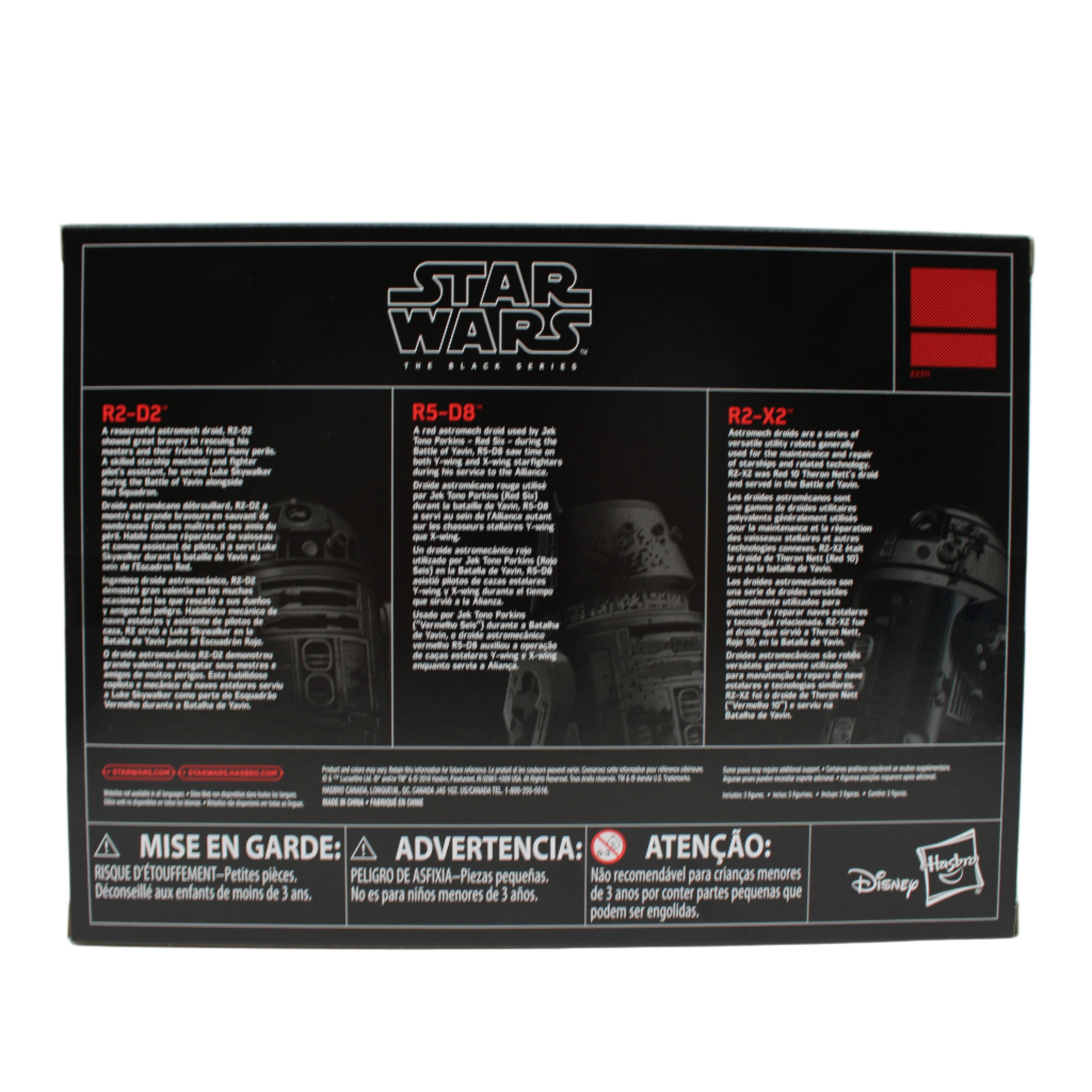 Red Squadron R2-D2 R5-D8 R2-X2 Star Wars the Black Series Action Figure