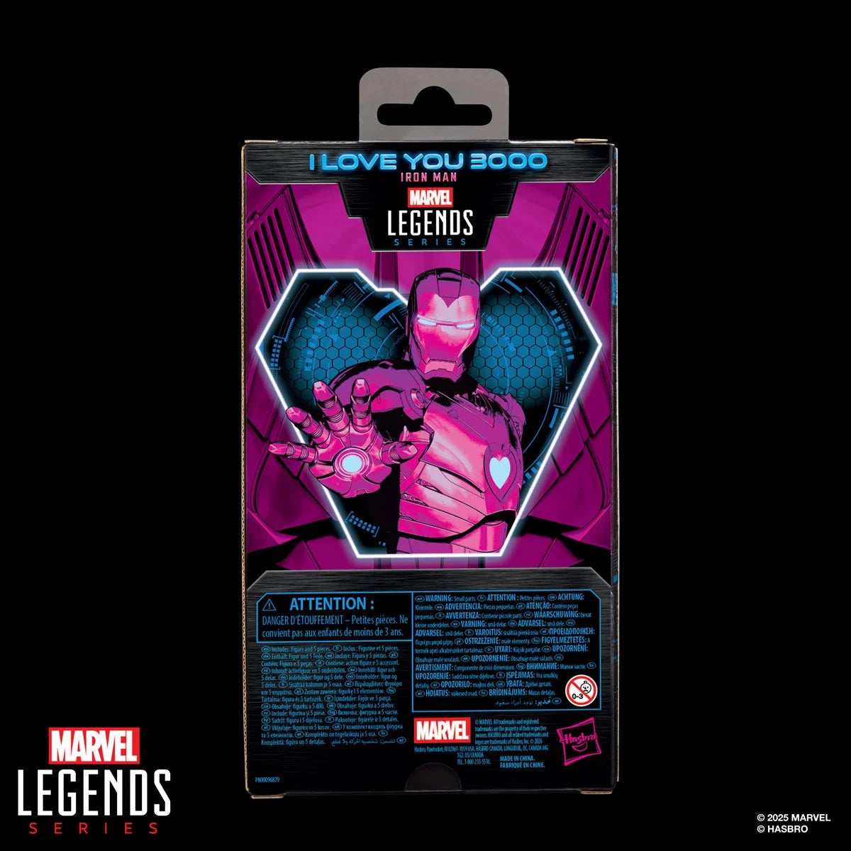 I Love You 3000 Iron Man (Pink) Marvel Legends Action Figure - view 9