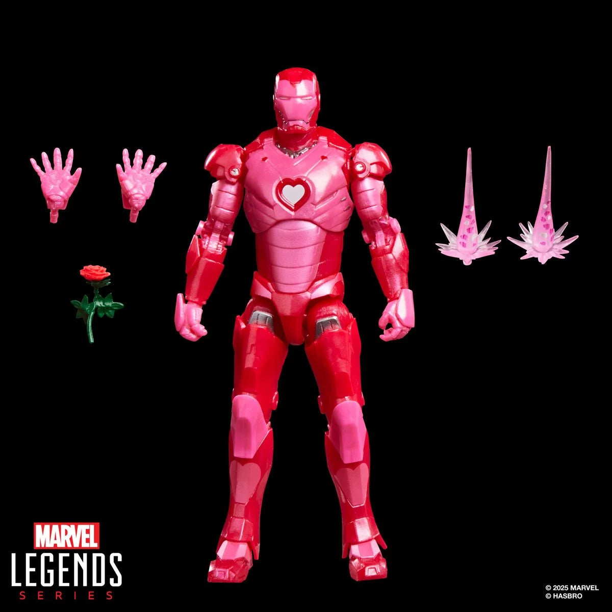 I Love You 3000 Iron Man (Pink) Marvel Legends Action Figure - view 6