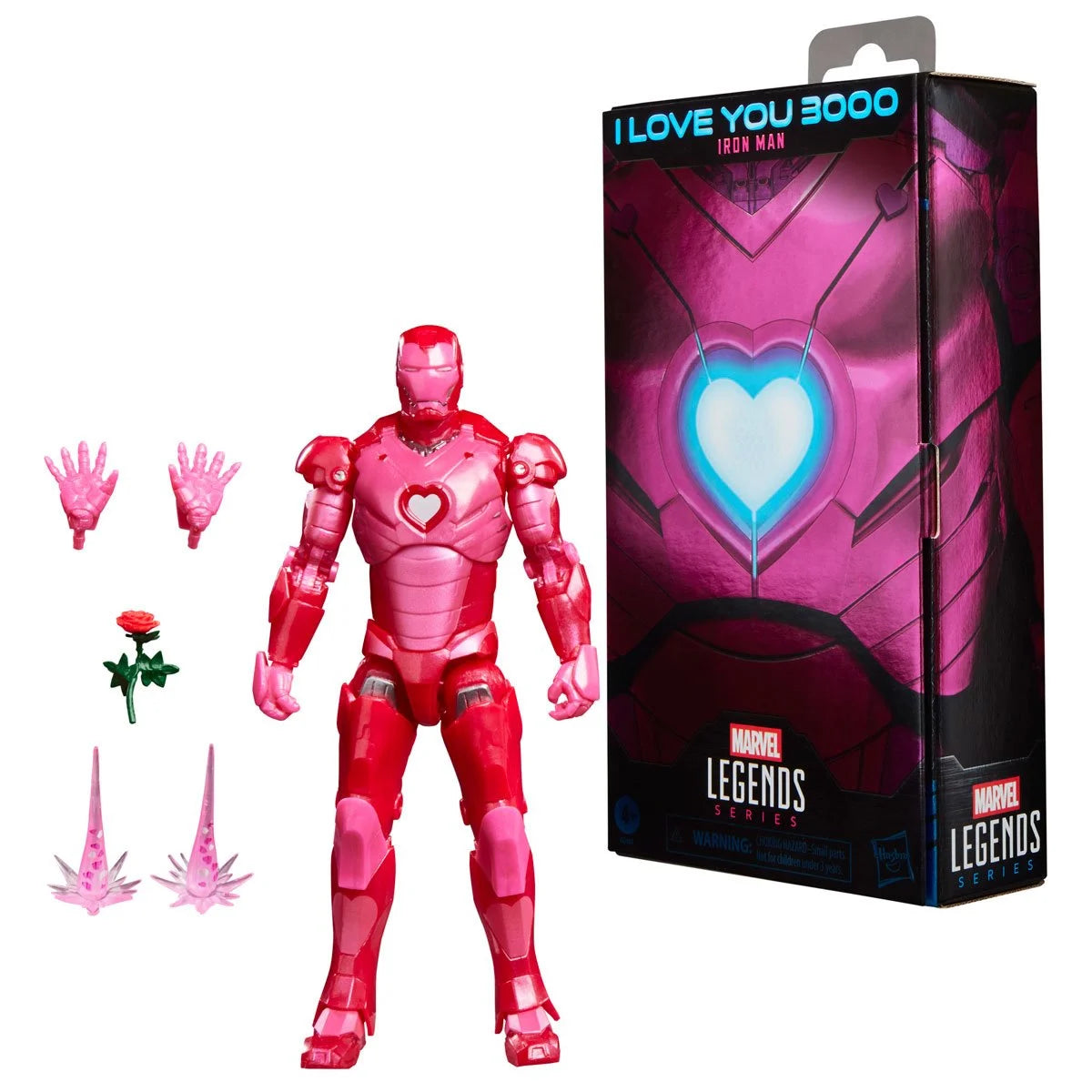 I Love You 3000 Iron Man (Pink) Marvel Legends Action Figure - view 12
