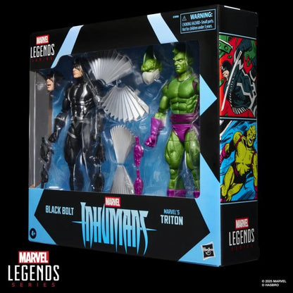 Black Bolt and Marvel's Triton Inhumans Marvel Legends Action Figure Two-Pack