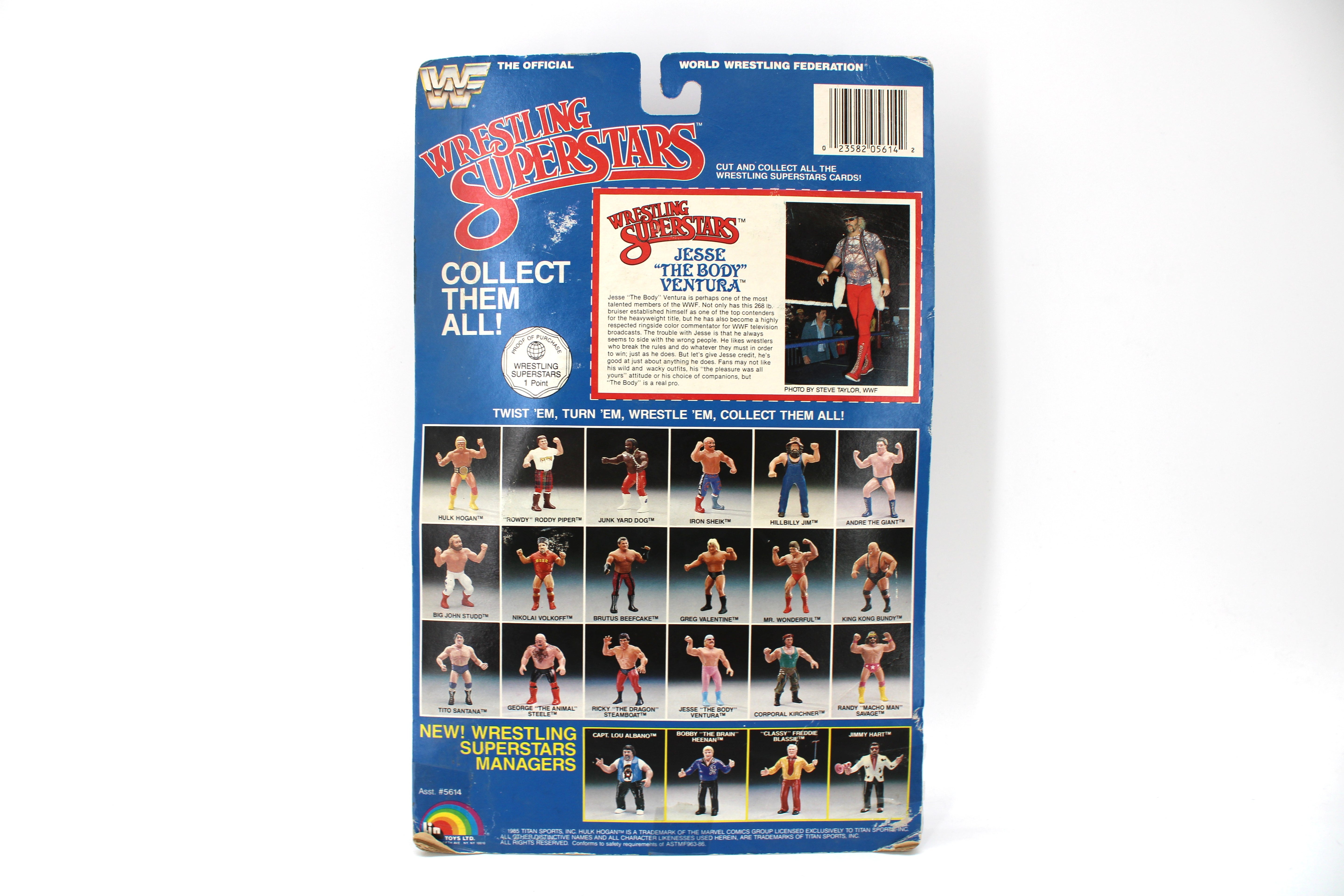 WWF Wrestling Superstars Jesse "The Body" Ventura Action Figure (1985) - view 2