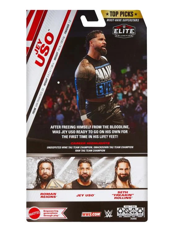 Jey Uso - WWE Elite Collection Top Picks 2025 Action Figure
