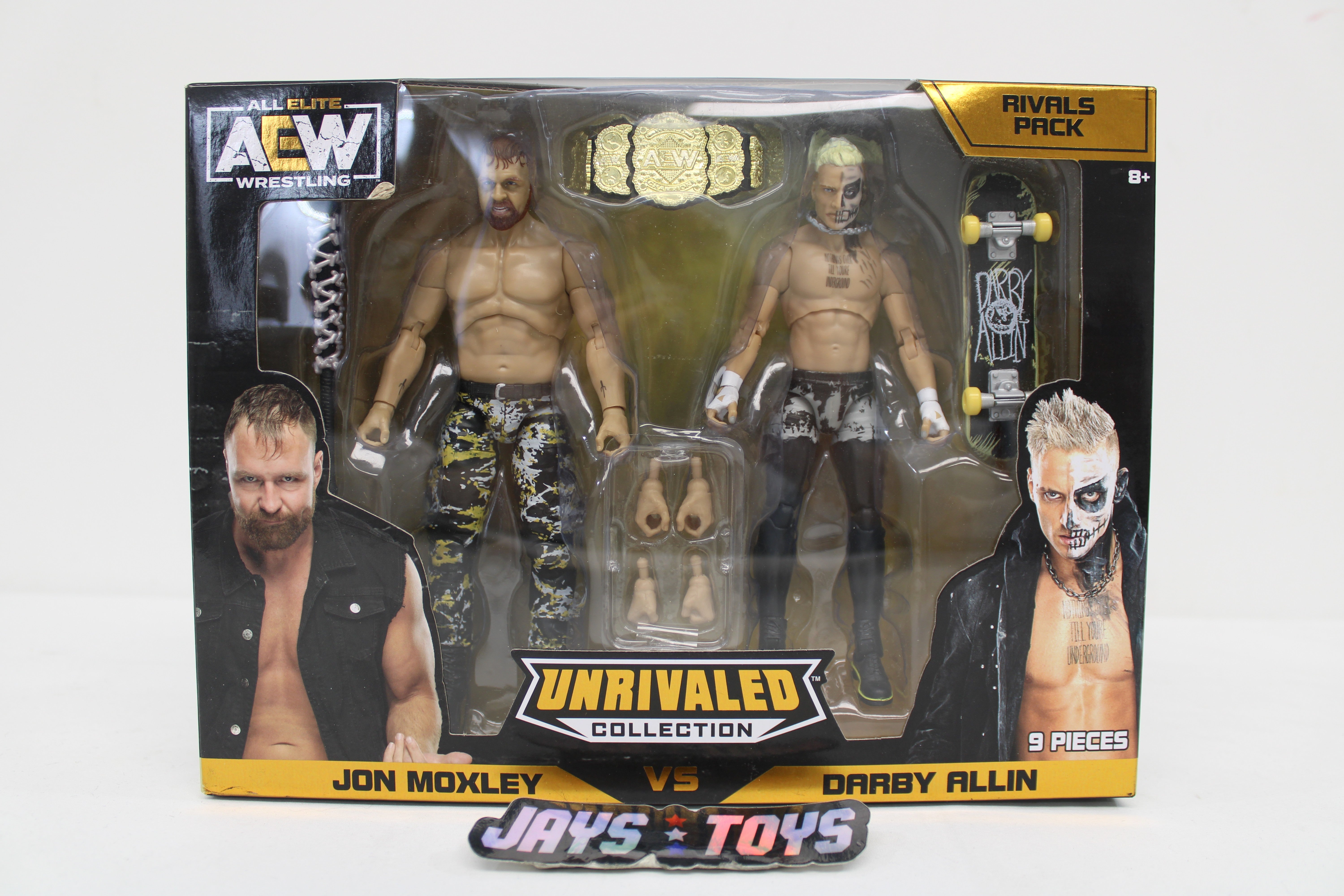 AEW●Jon Moxley●Darby Allin●フィギュア●WWE●廃盤 Jon Moxley, Darby Allin Unrivaled Collection 7 Inch Action Figure