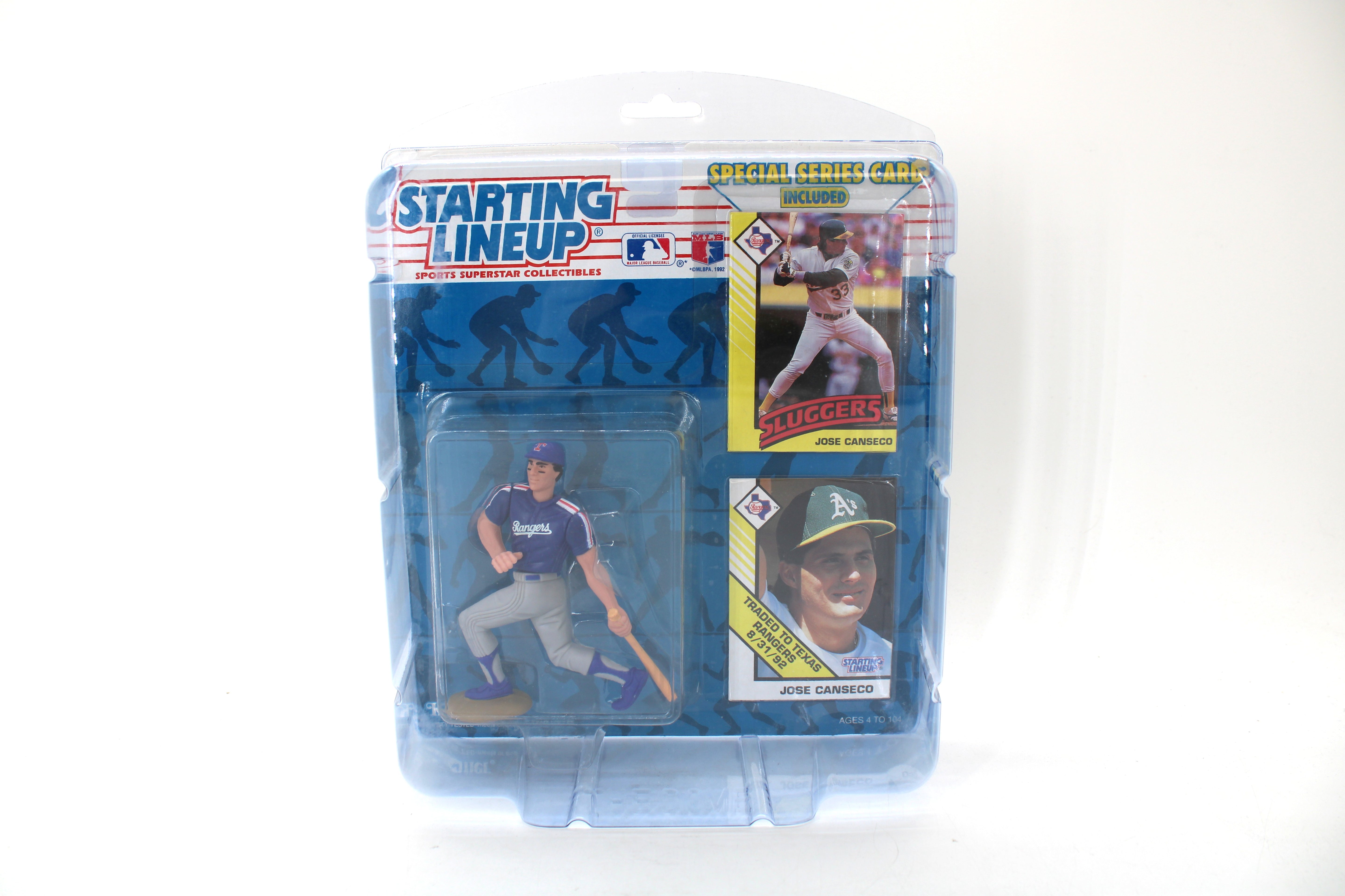 Starting Lineup Jose Canseco Action Figure with Special Series Card (1993 Kenner) - view 6