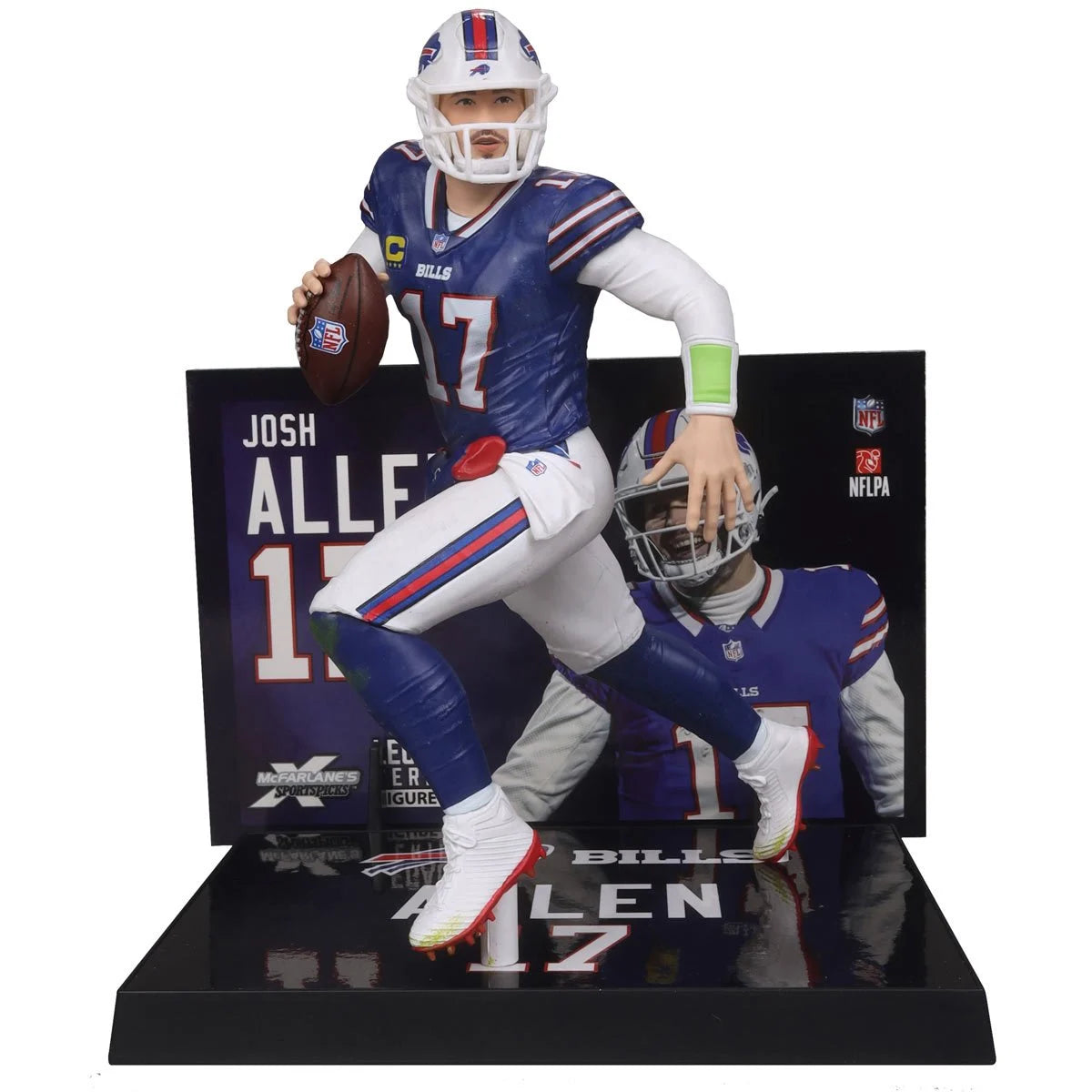 Josh Allen (Blue Jersey) - Buffalo Bills NFL SportsPicks 2024 Posed Figure