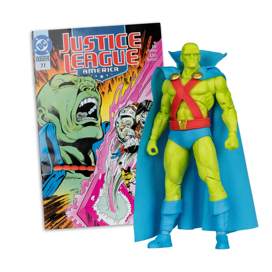Justice League America #77 Page Punchers Martian Manhunter 7" Action Figure with Comic product image
