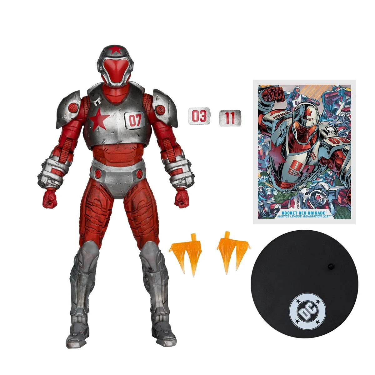 Justice League: Generation Lost DC Multiverse Rocket Red Brigade Action Figure - view 7
