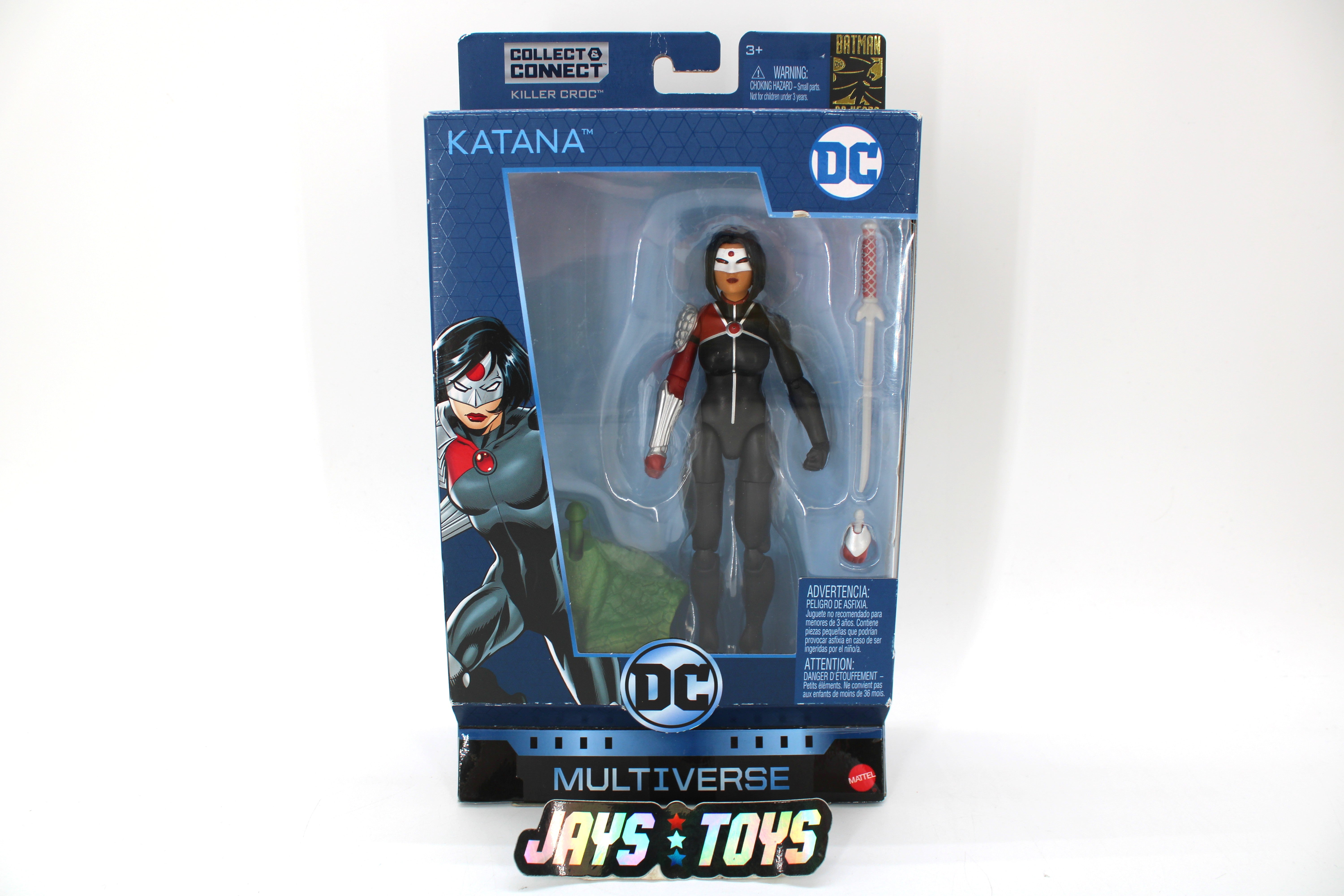 DC Multiverse Katana Action Figure with Killer Croc C&C Piece (2019) product image