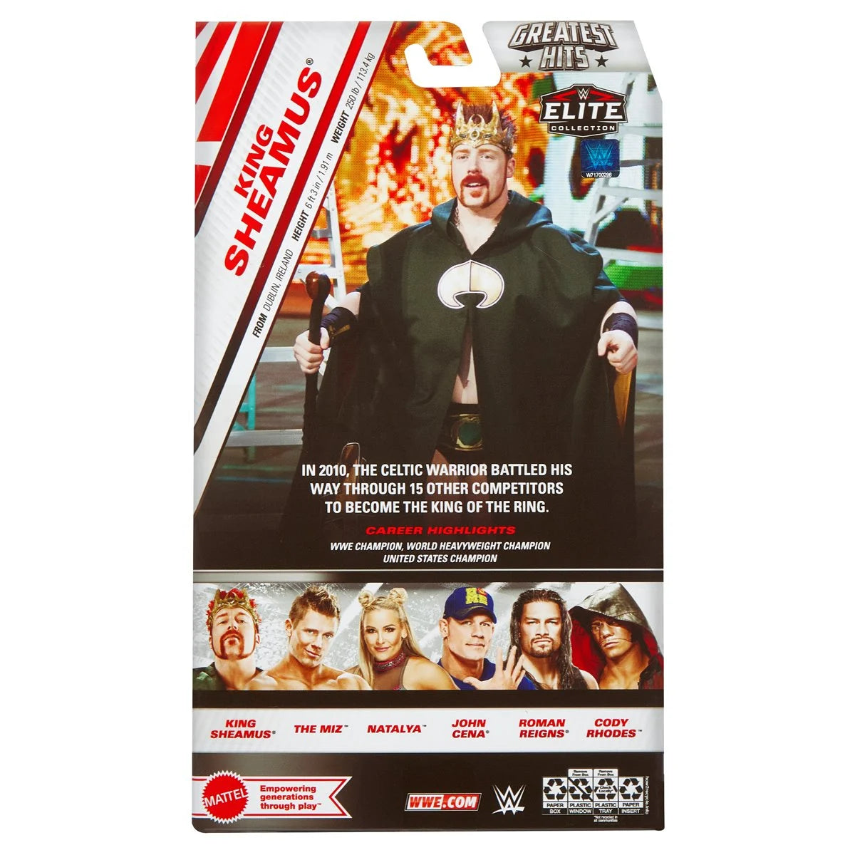 King Sheamus WWE Elite Collection Greatest Hits 2025
