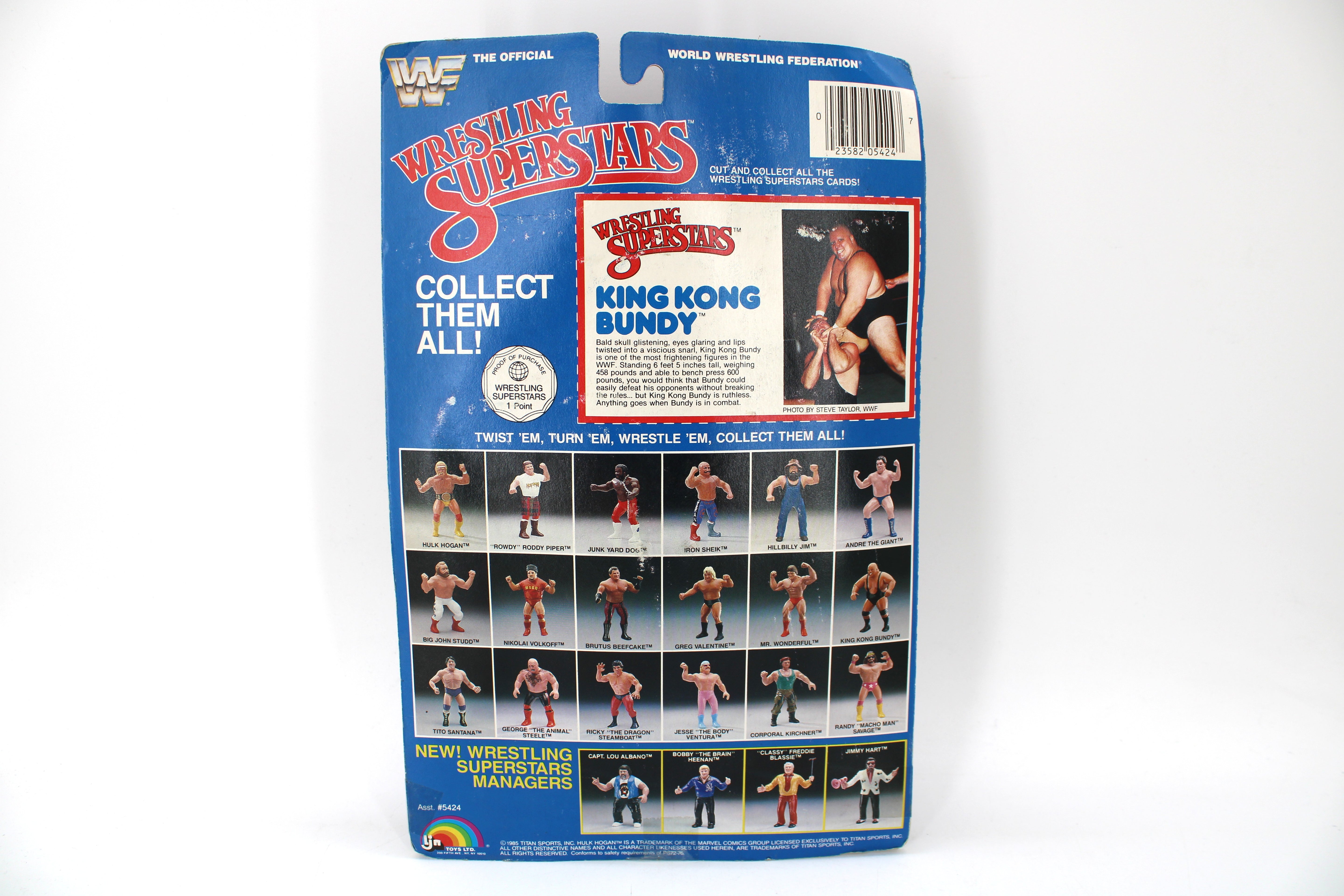 WWF Wrestling Superstars King Kong Bundy Action Figure (1985) - view 2
