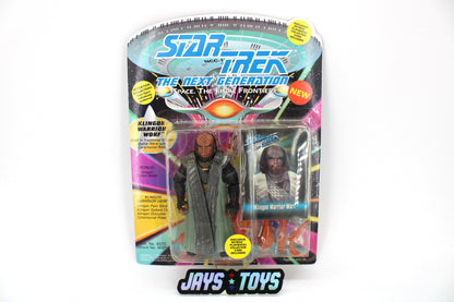 Playmates Toys Star Trek The Next Generation Klingon Warrior Worf Action Figure (1993) product image