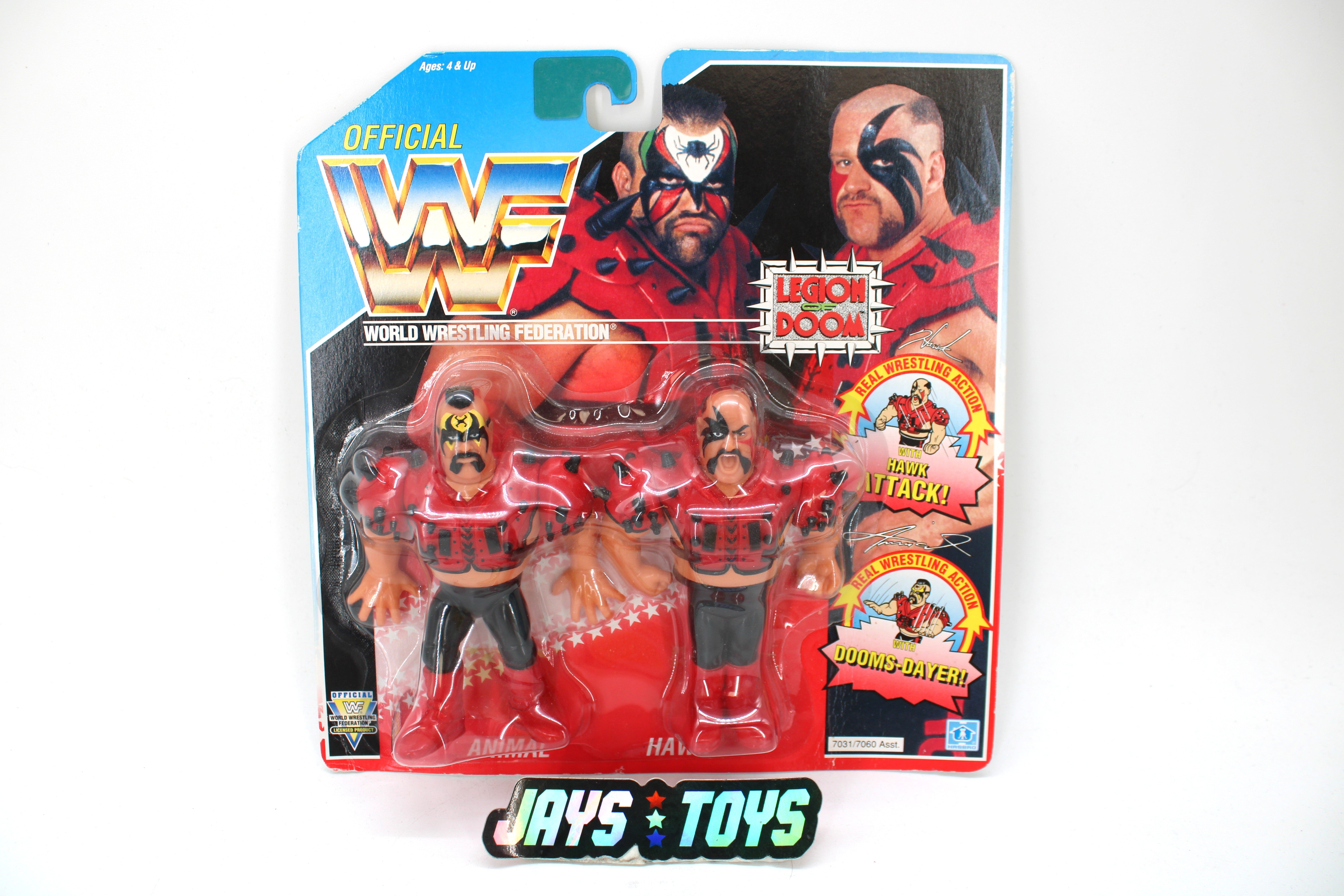 WWF LEGION OF DOOM アクションフィギュアセット Animal & Hawk WWF 4.5-Inch Action Figures – Jay's Toys And Games