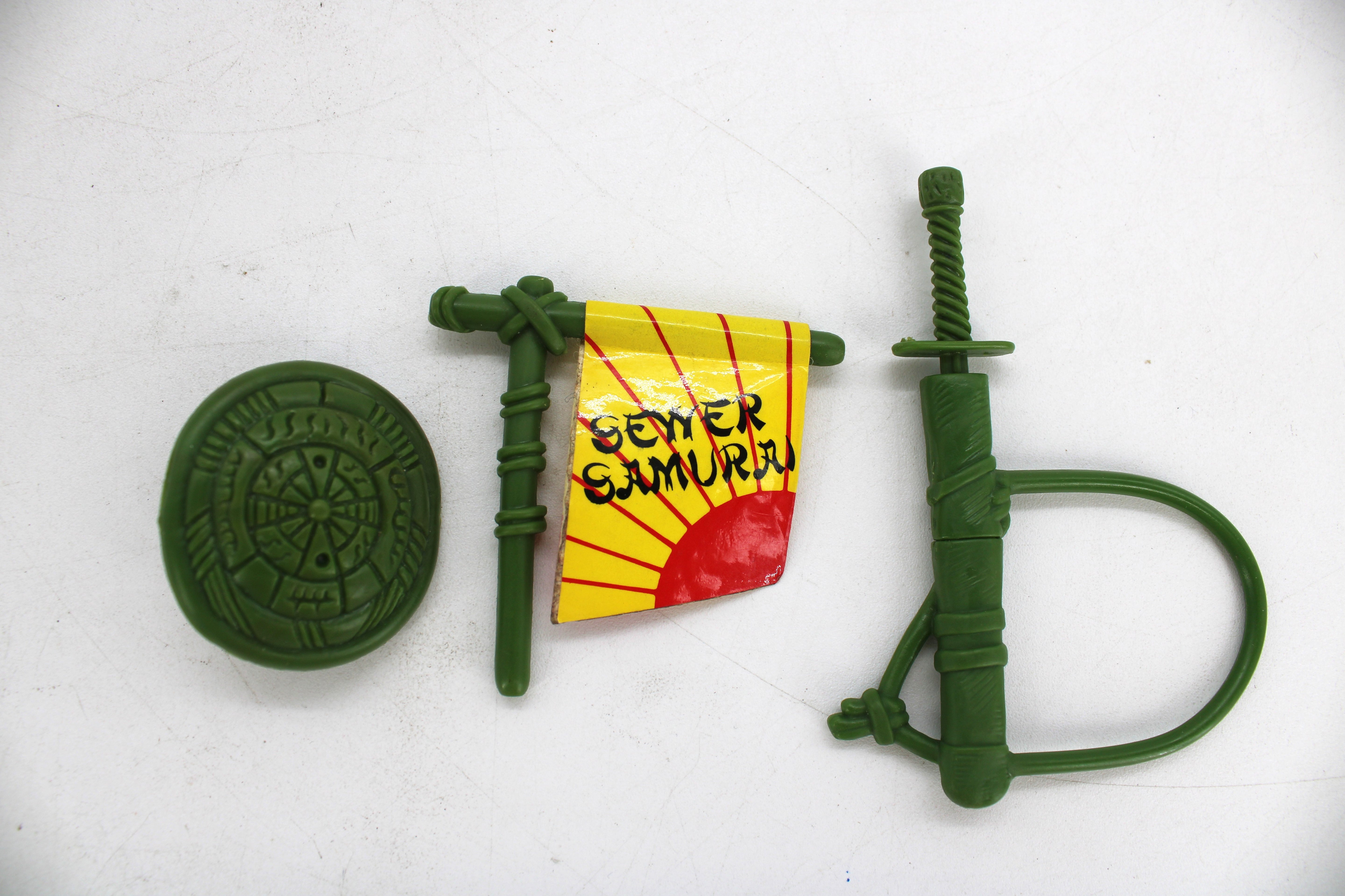 TMNT Leo the Sewer Samurai Action Figure (1990 Playmates Toys) - view 6