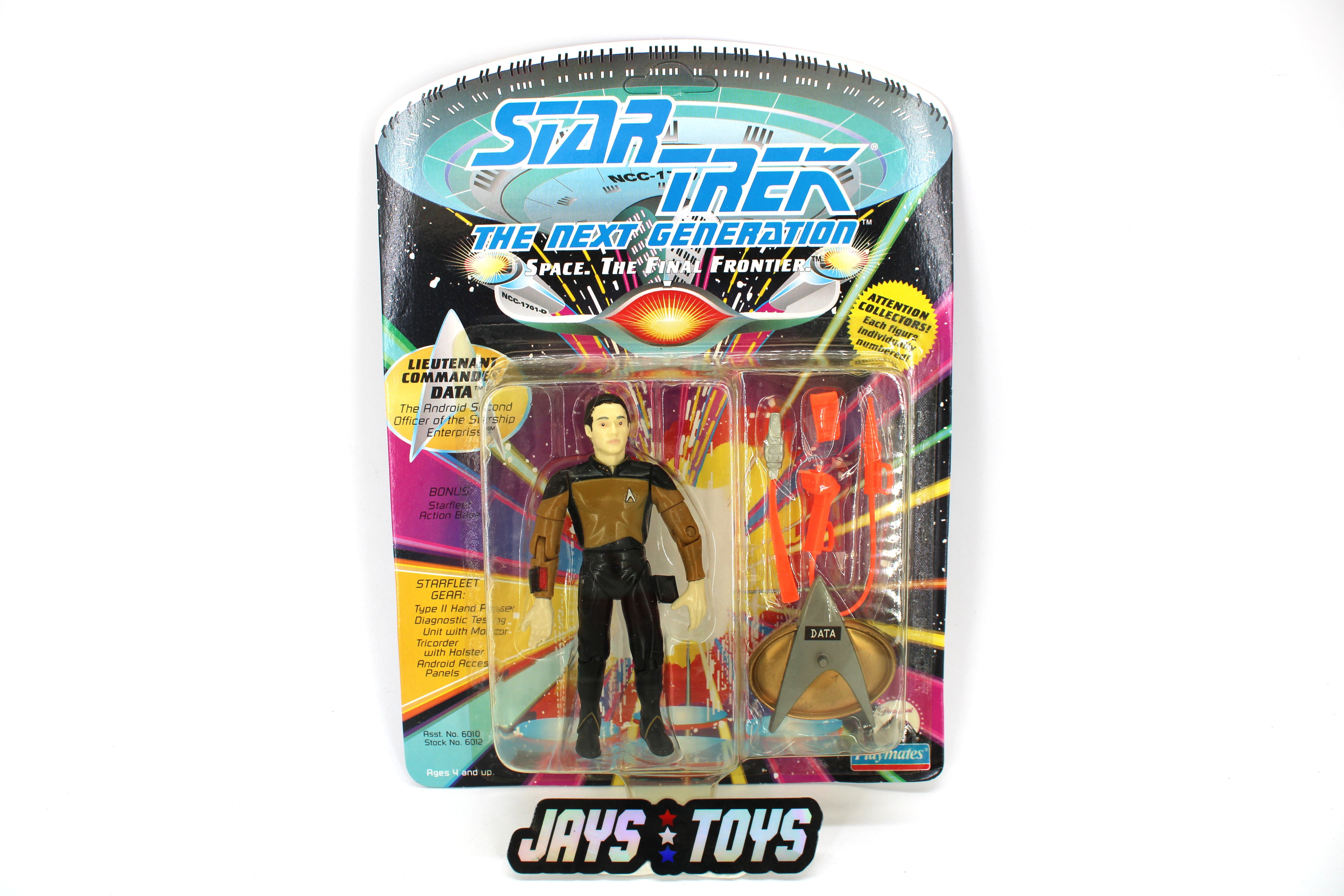 Playmates Star Trek: The Next Generation Lieutenant Commander Data Action Figure (1992) product image
