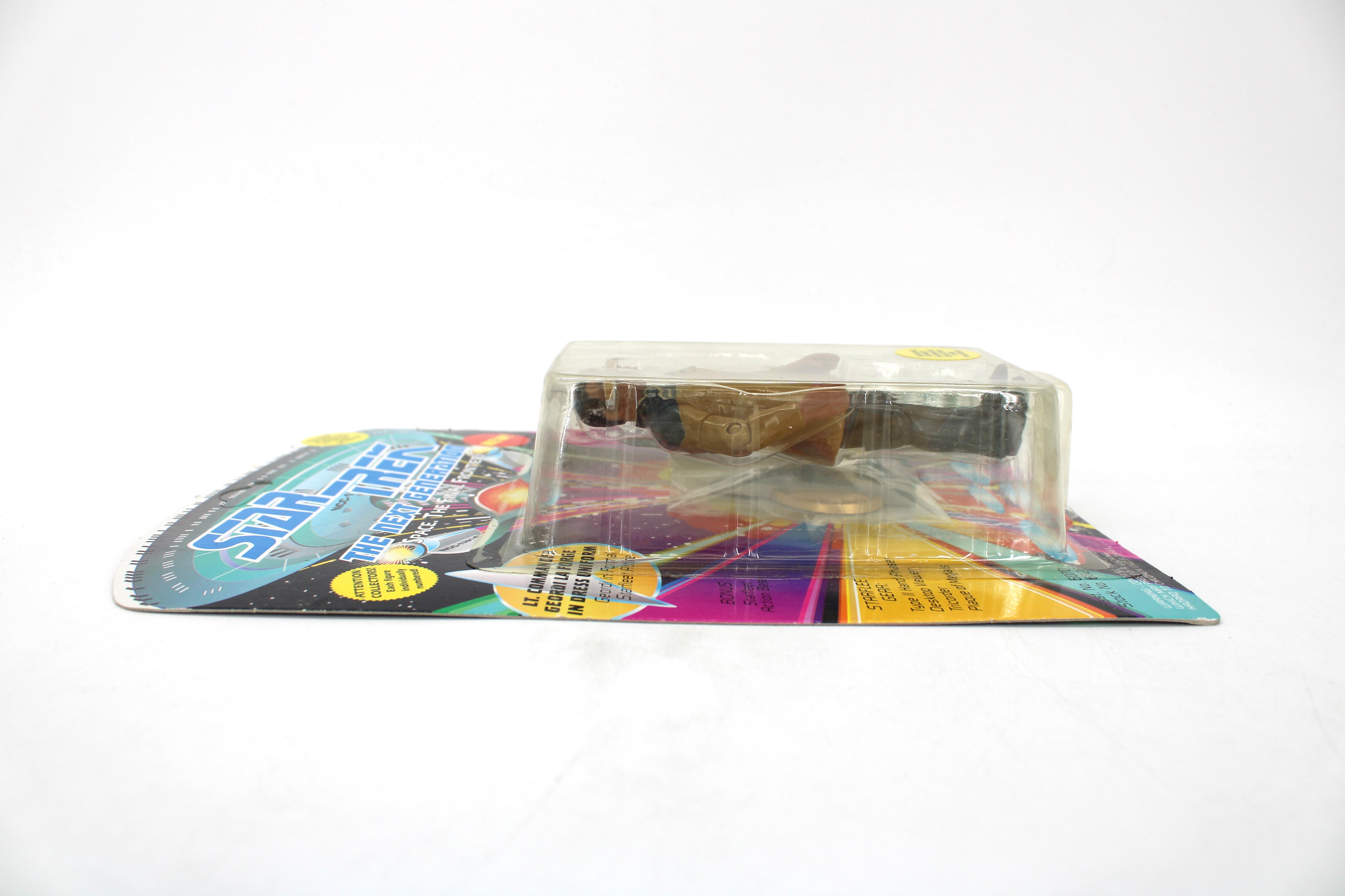Playmates Toys Star Trek The Next Generation Lt. Commander Geordi La Forge in Dress Uniform Action Figure (1993) - view 3