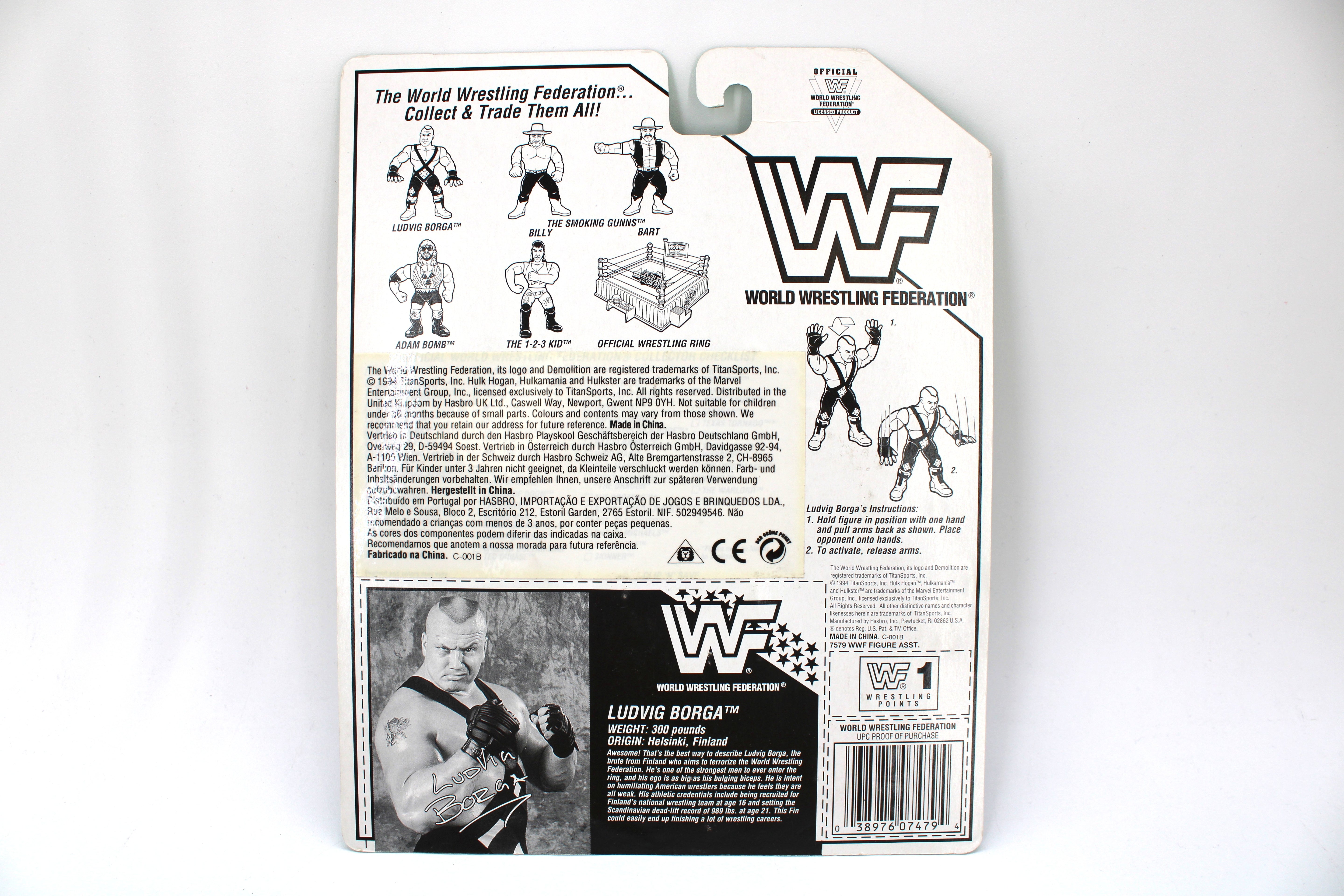 WWF Ludvig Borga Action Figure (1994) - view 2