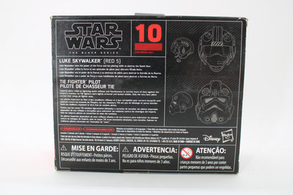 Star Wars The Black Series Luke Skywalker (Red 5) and TIE Fighter Pilot Helmets (2016) - view 2