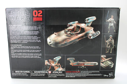 Star Wars The Black Series Luke Skywalker's X-34 Landspeeder with Luke Skywalker Figure (2017) - view 2