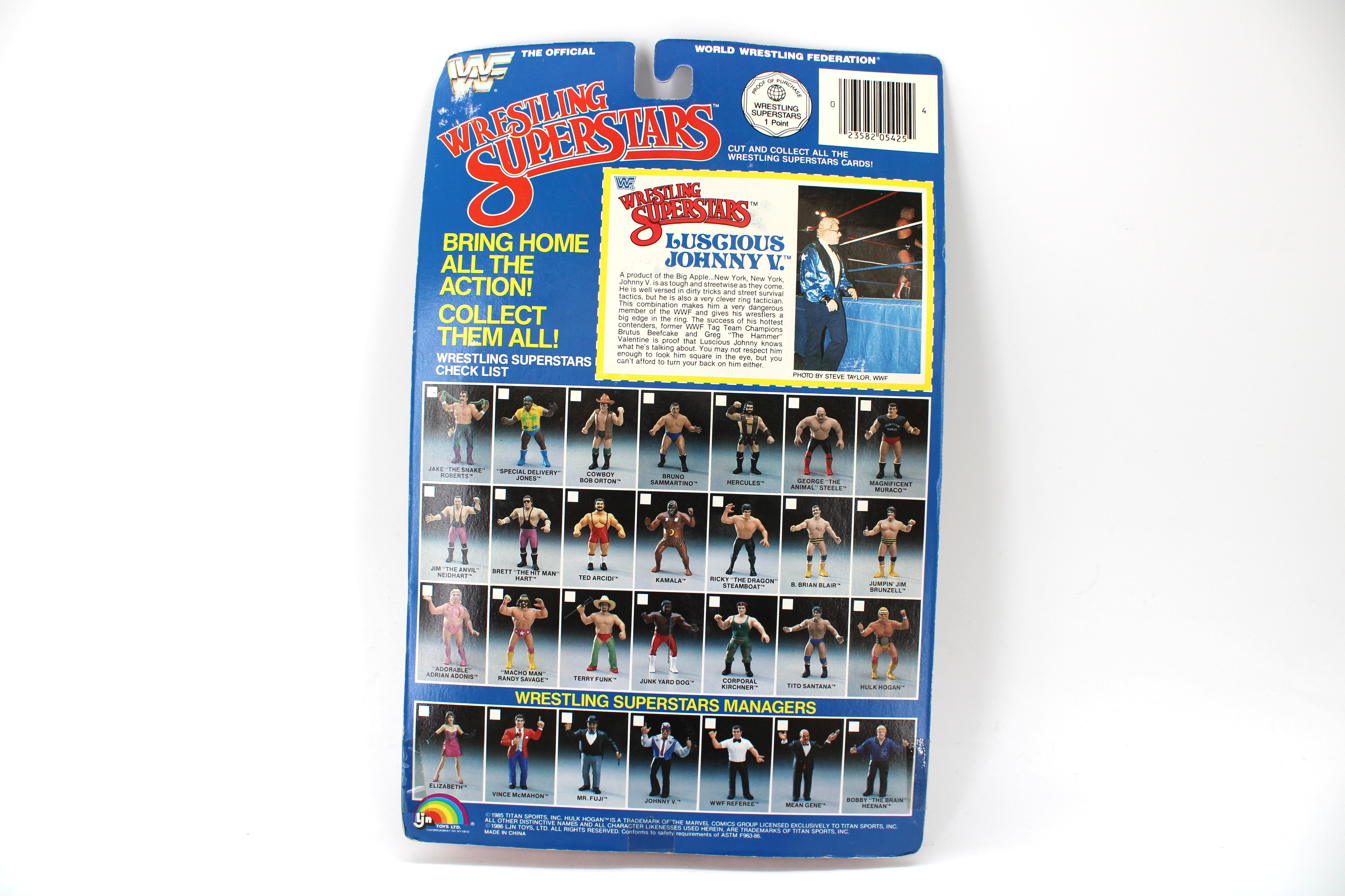 Luscious Johnny Valiant Wrestling Superstars 8-Inch Action Figure