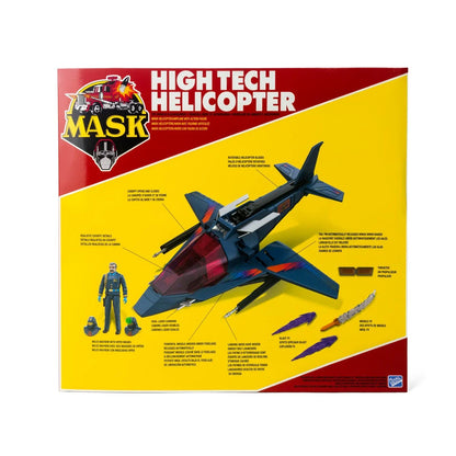 M.A.S.K. High Tech Helicopter Vehicle with Miles “Wolf” Mayhem Action Figure - view 13
