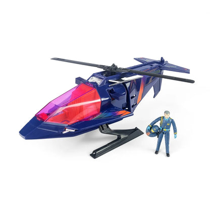 M.A.S.K. High Tech Helicopter Vehicle with Miles “Wolf” Mayhem Action Figure - view 3